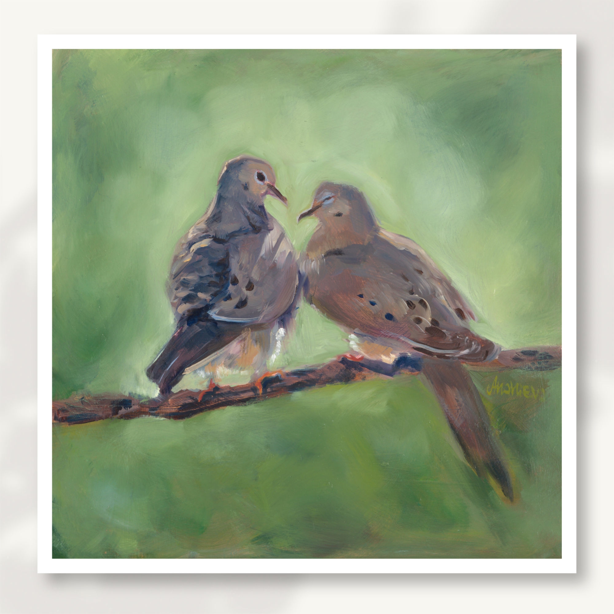 Mourning Doves Fine Art Print