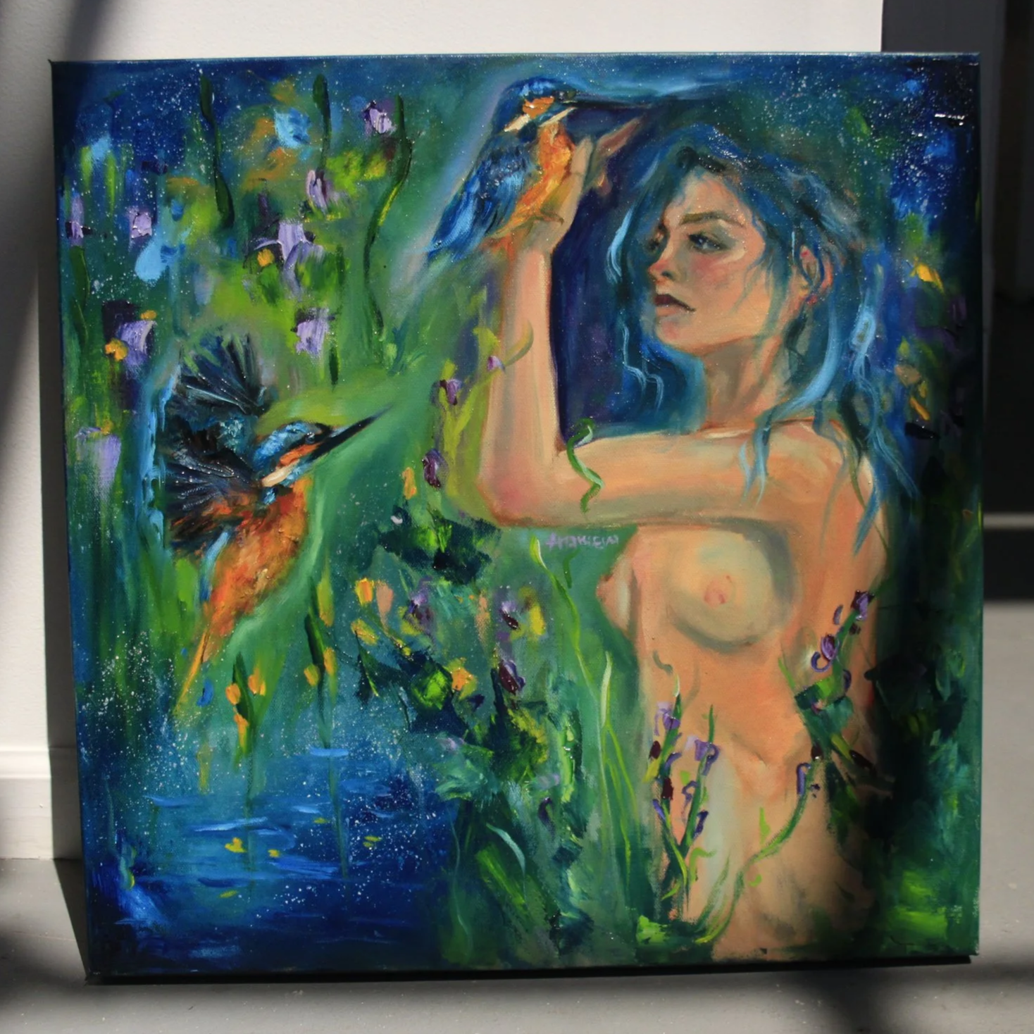 Wilderness Bloom Oil Painting