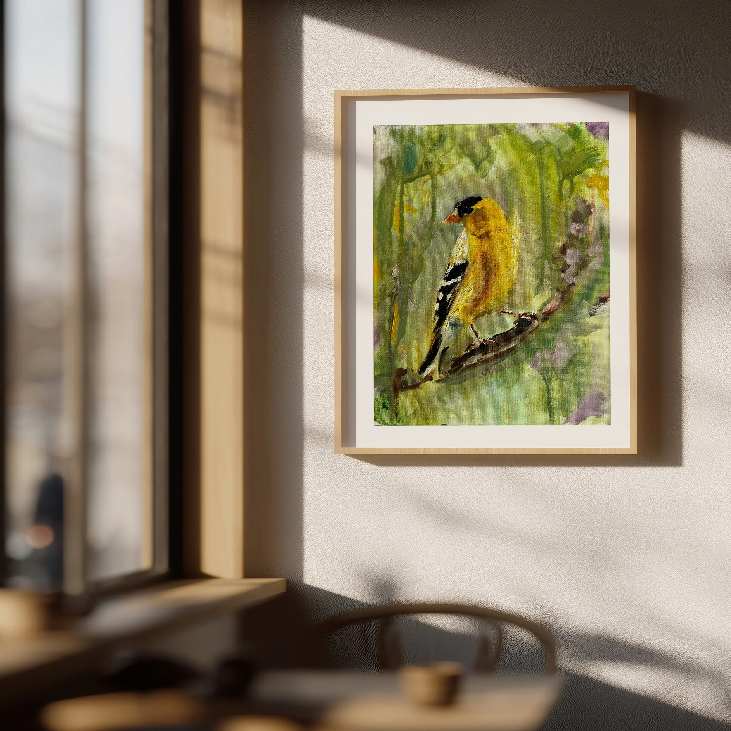 Goldfinch colorful print (Copy)