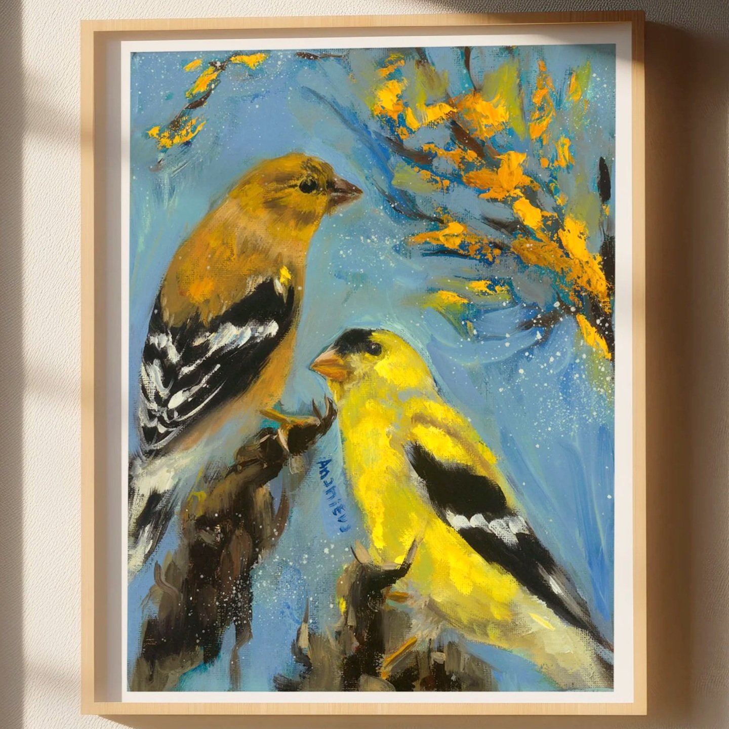 Goldfinches Fine Art Print