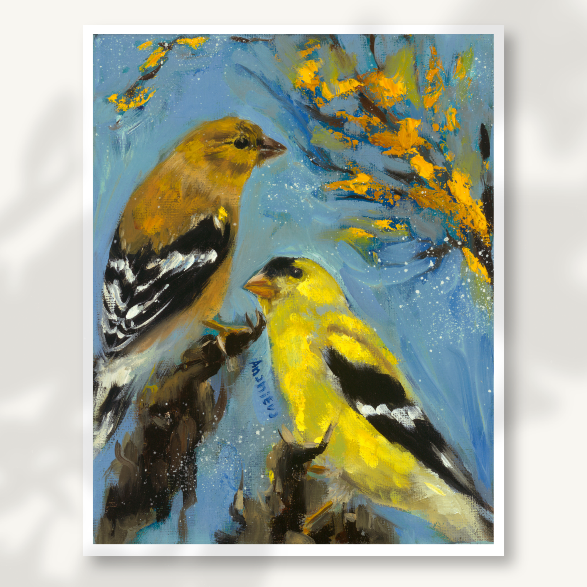 Goldfinches Fine Art Print