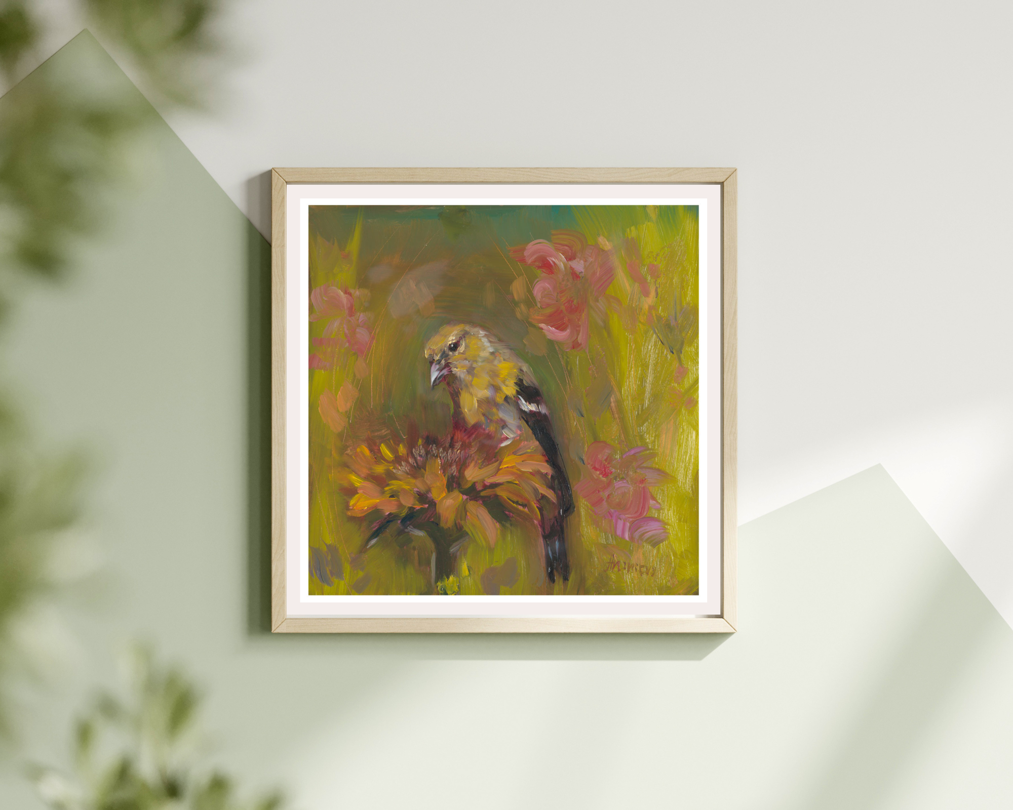 nature bird inspired print