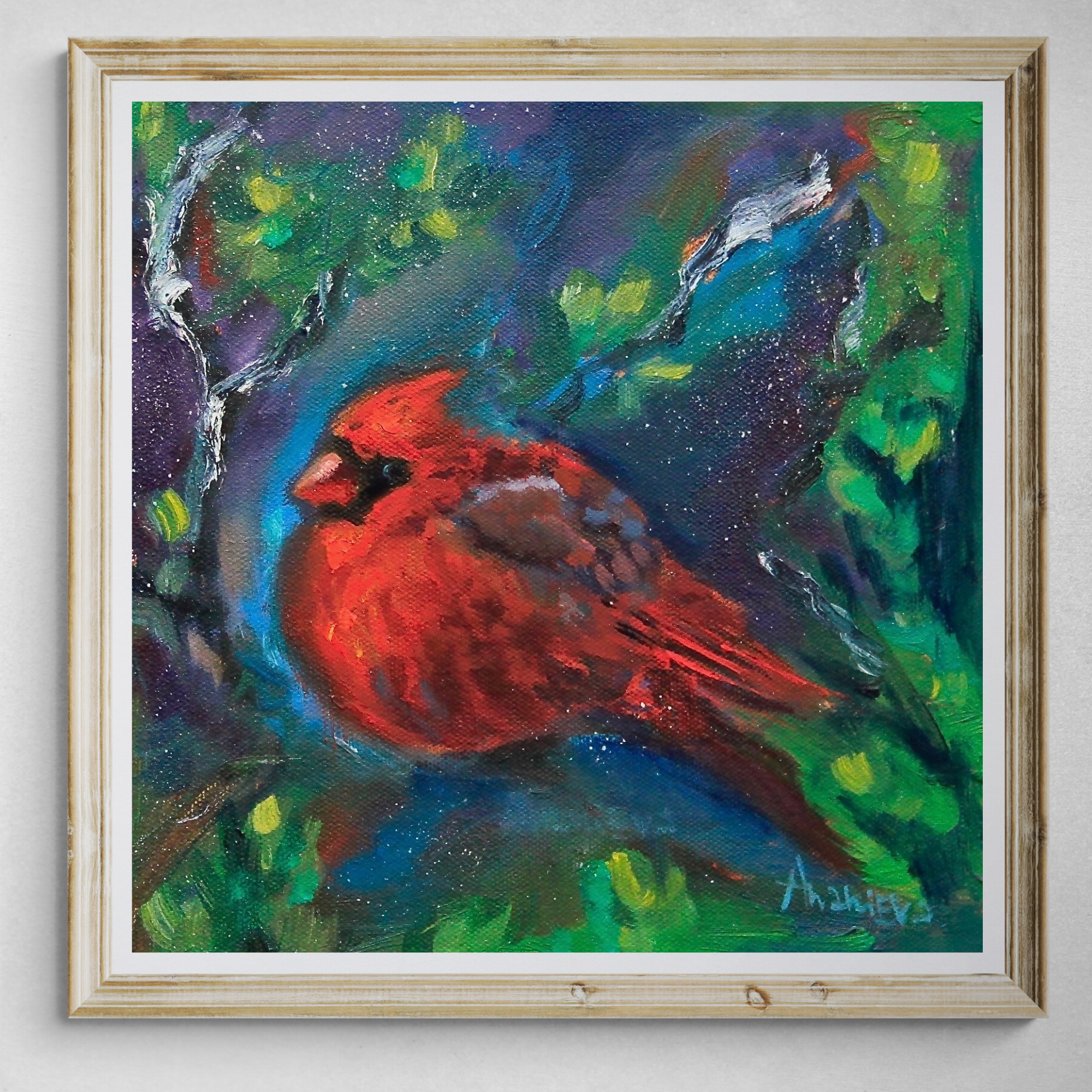 Male Cardinal Fine Art Print