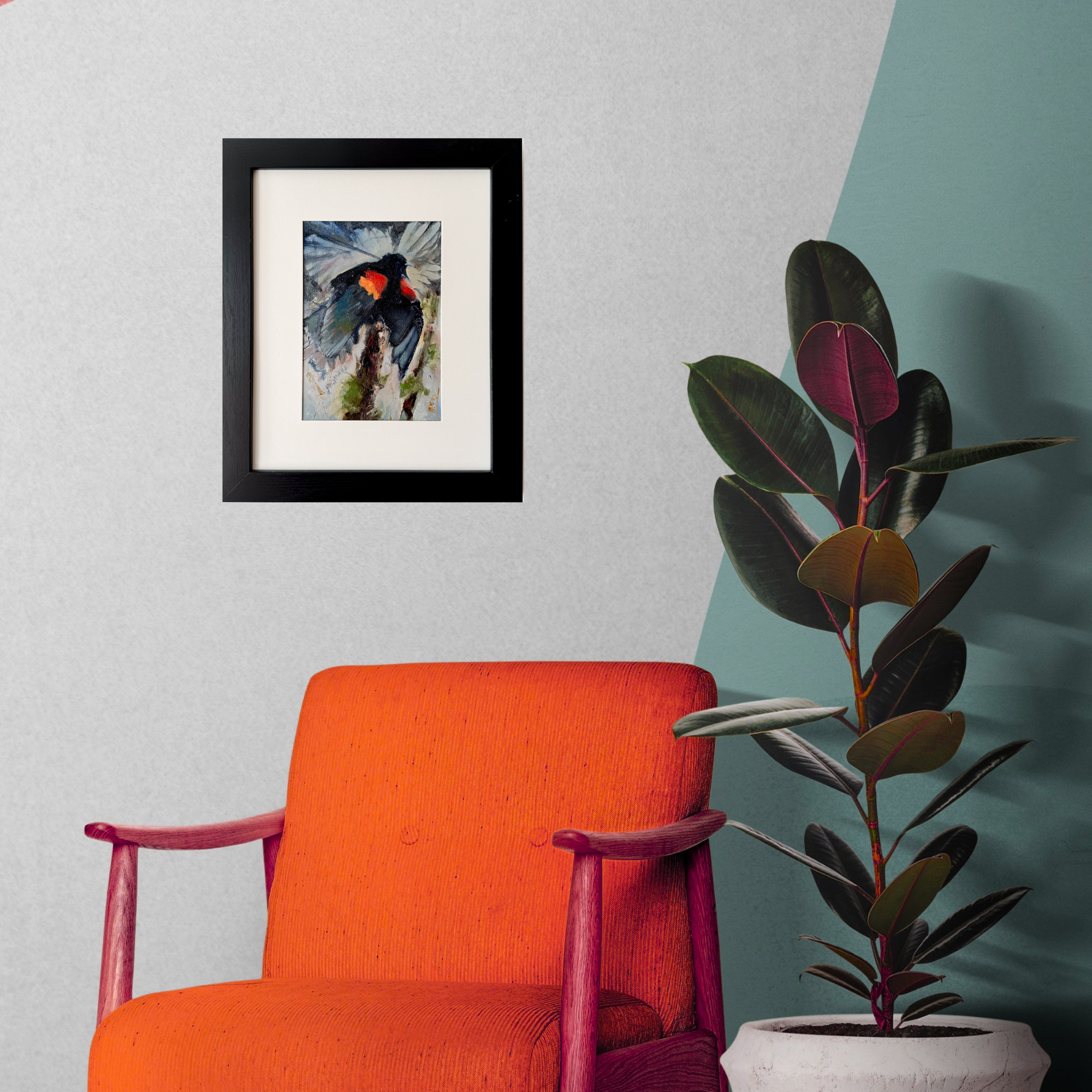 Bird Painting Wall Art