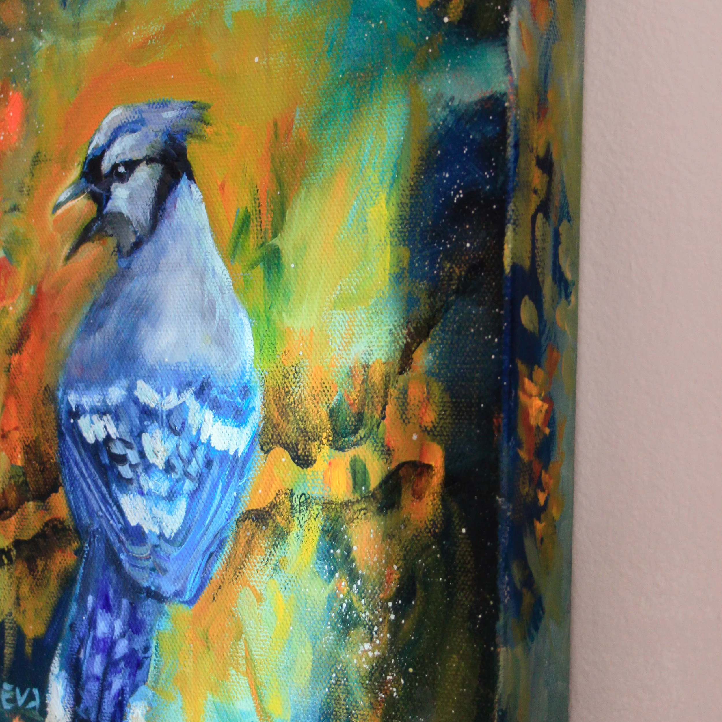 blue jay wall art