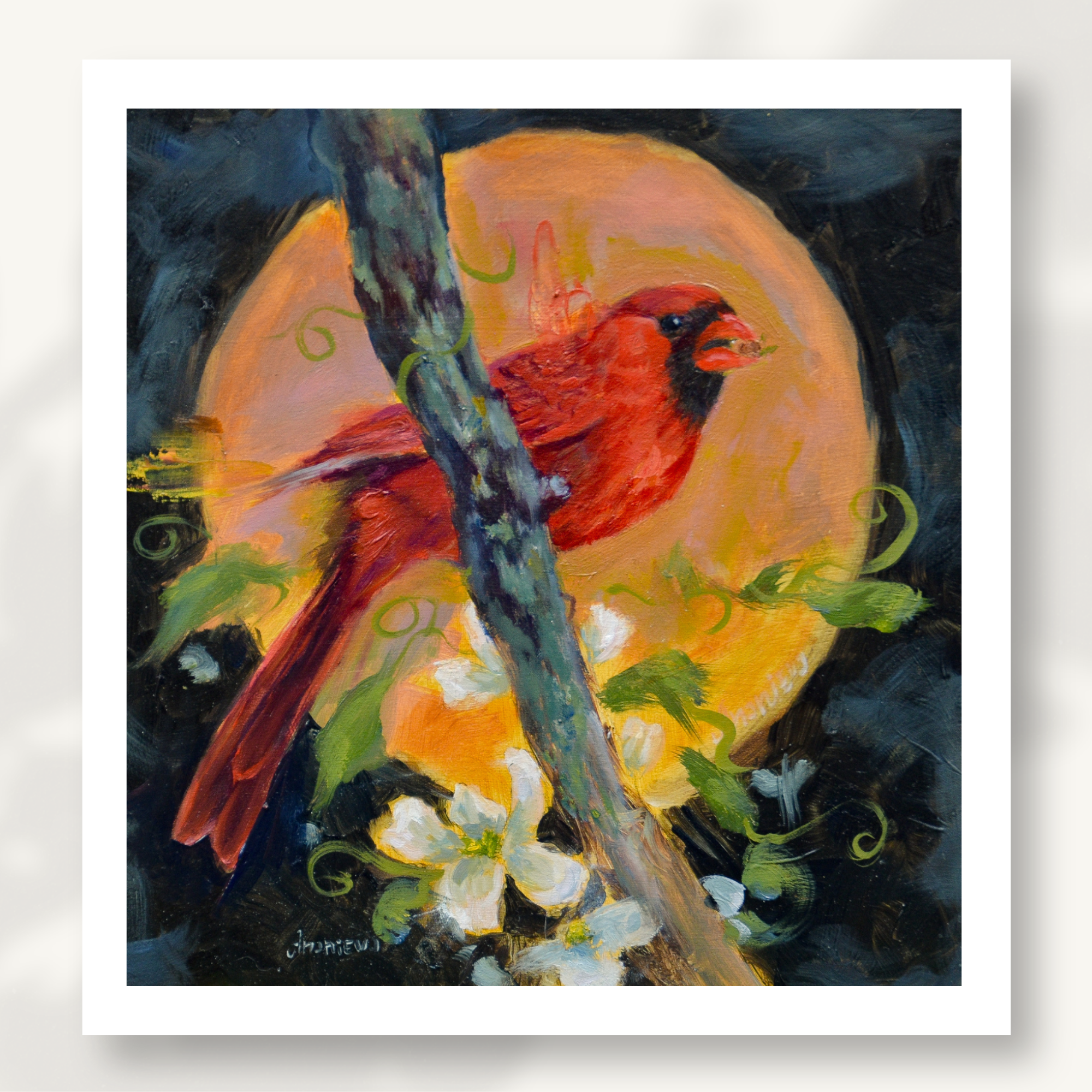 Male Cardinal Fine Art Print