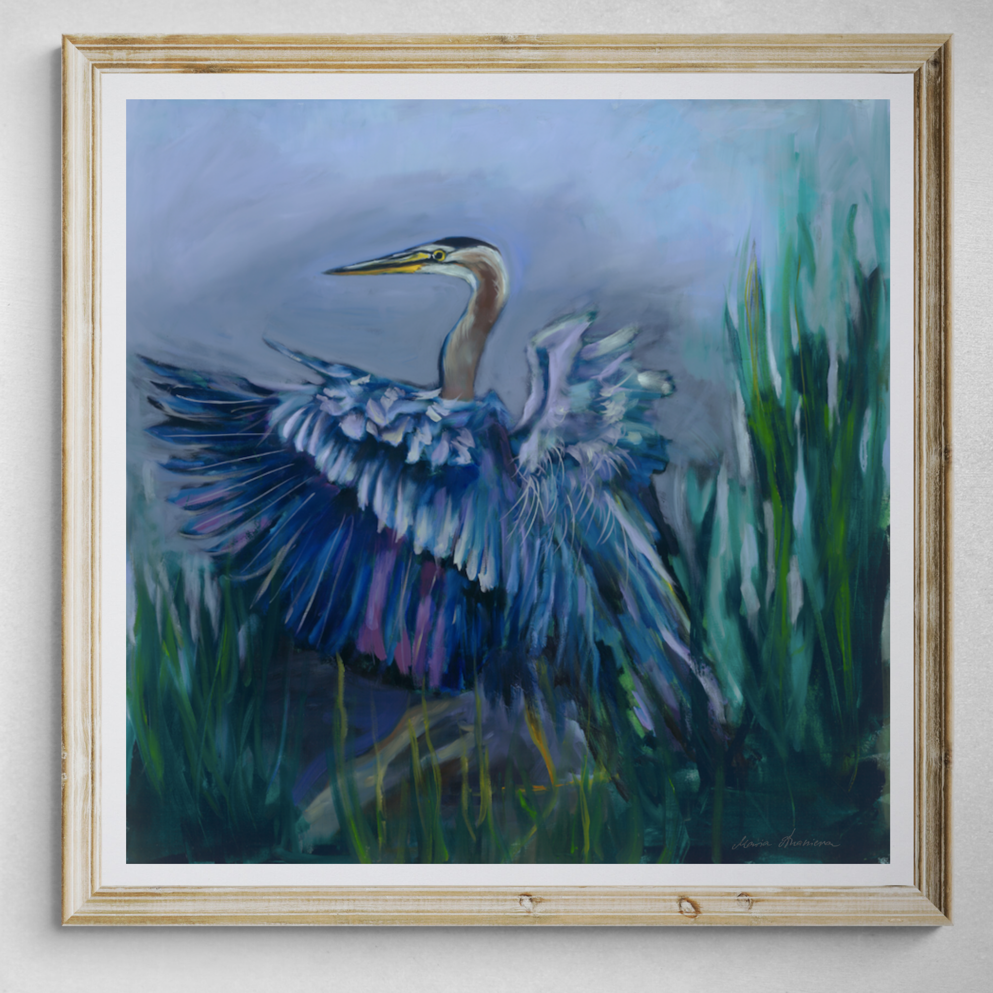 Great Blue Heron Fine Art Print