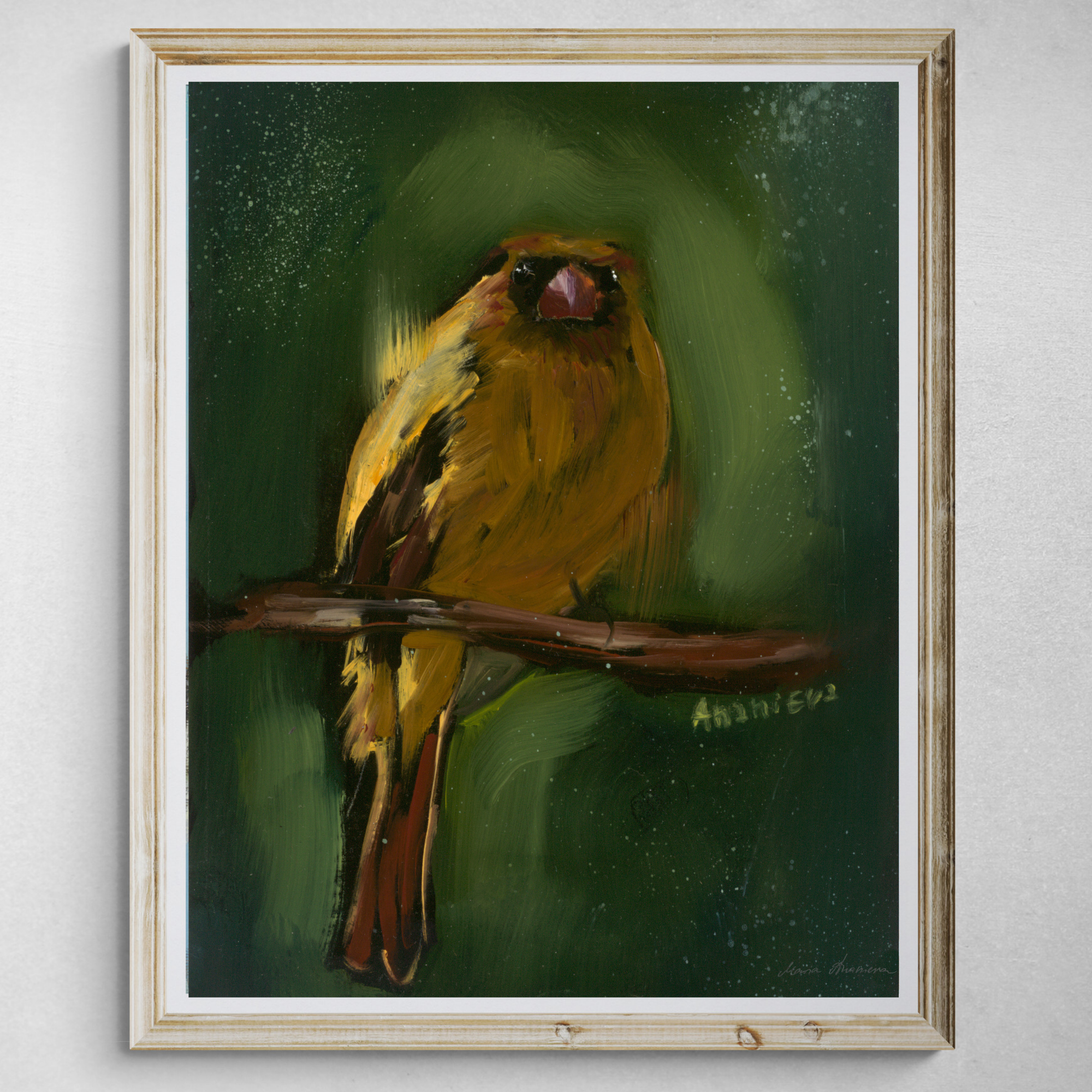 Female Cardinal Fine Art Print