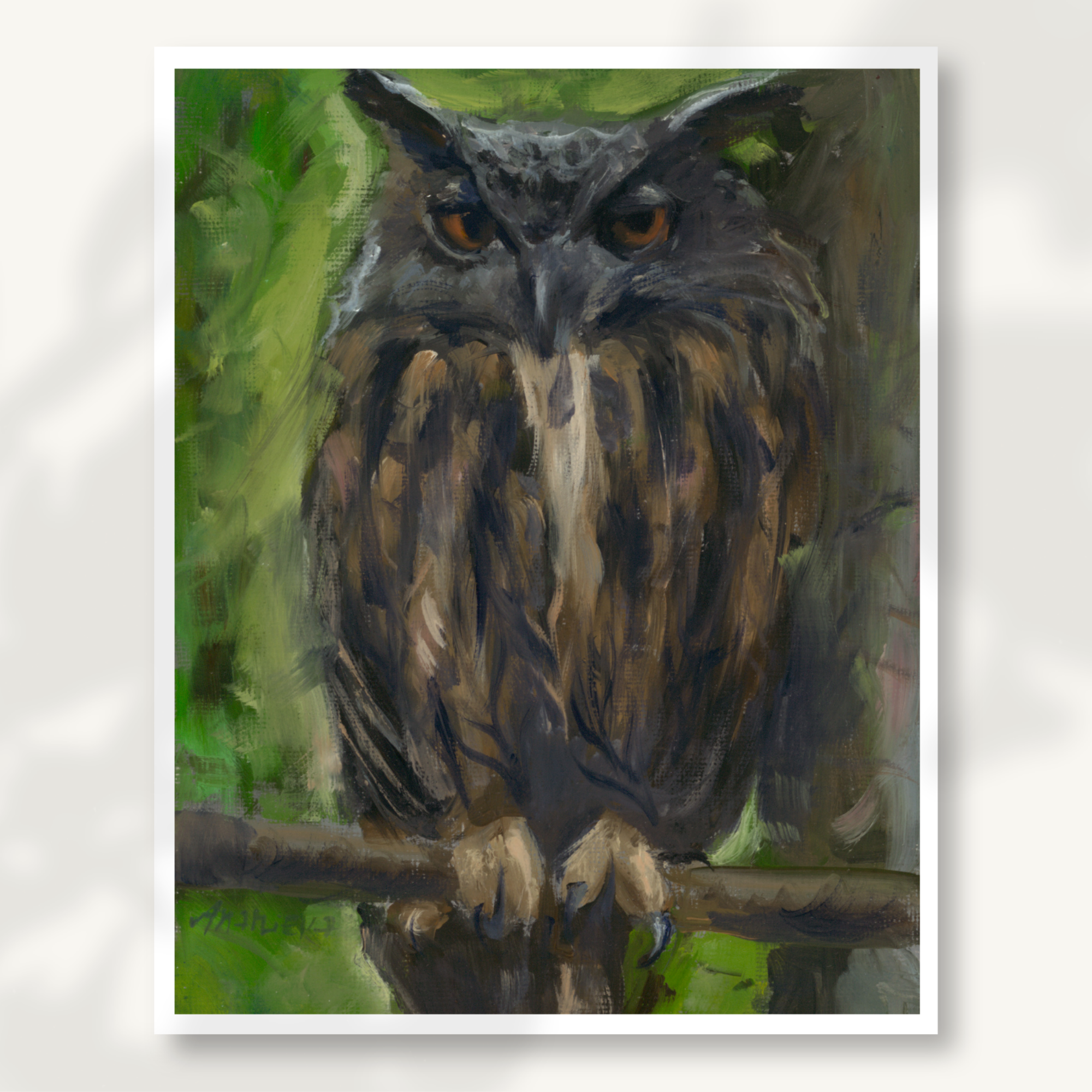 Eagle Owl Fine Art Print
