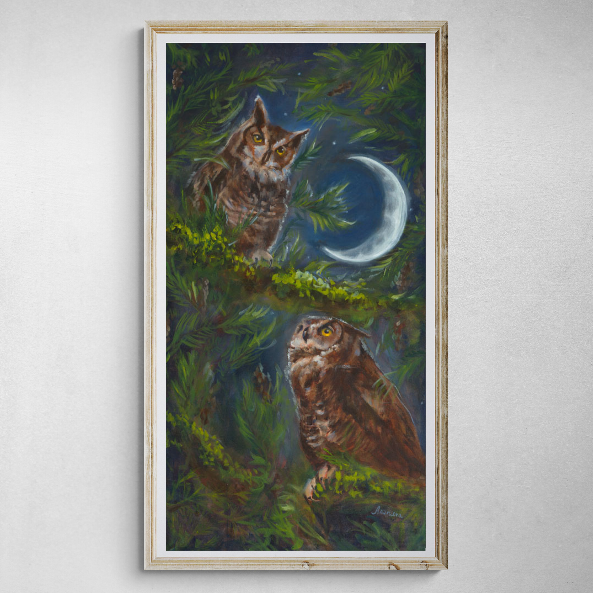 Great Horned Owls Fine Art Print