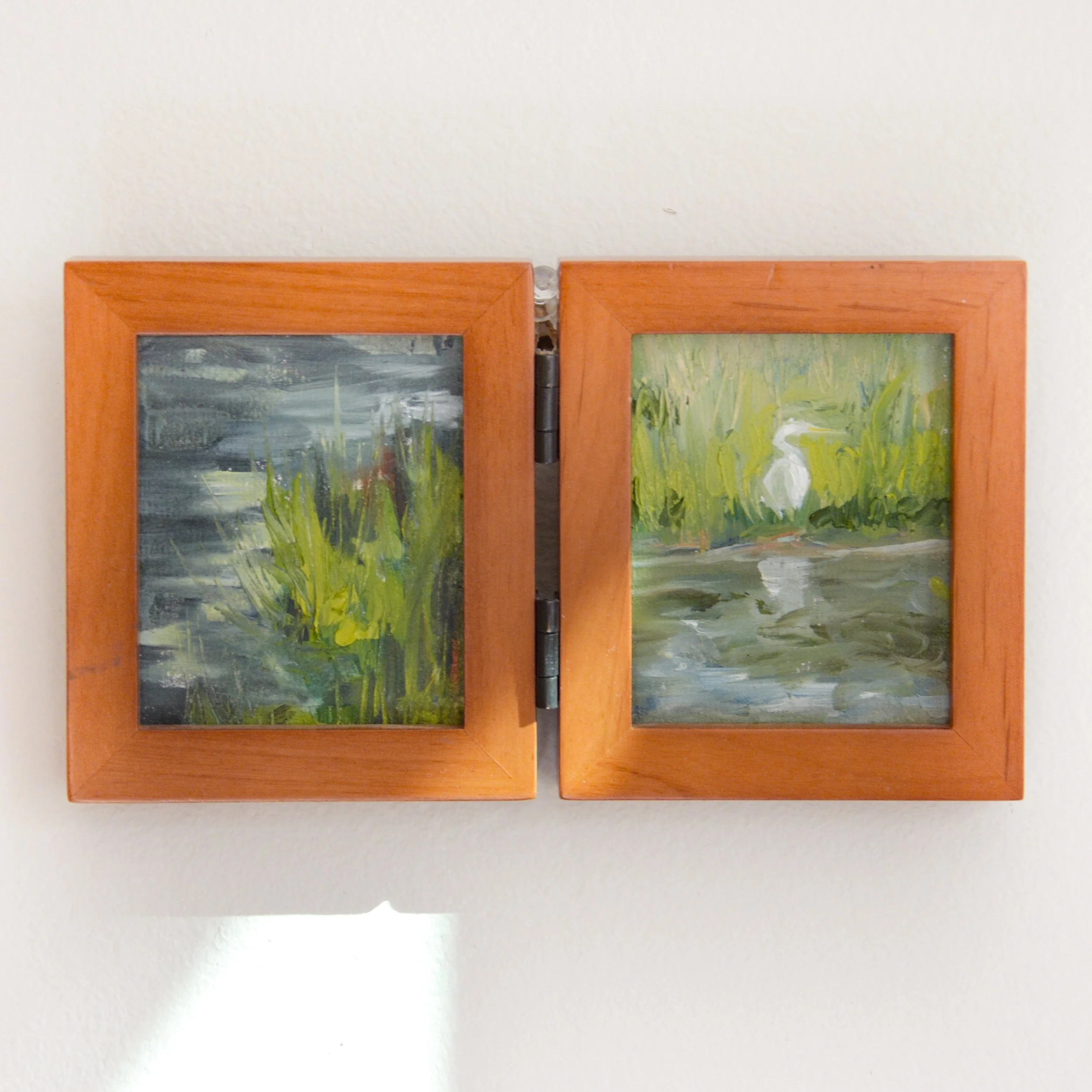 Great Egret Oil Painting