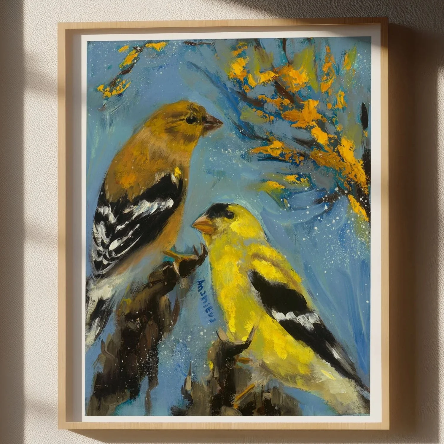 Goldfinches Fine Art Print