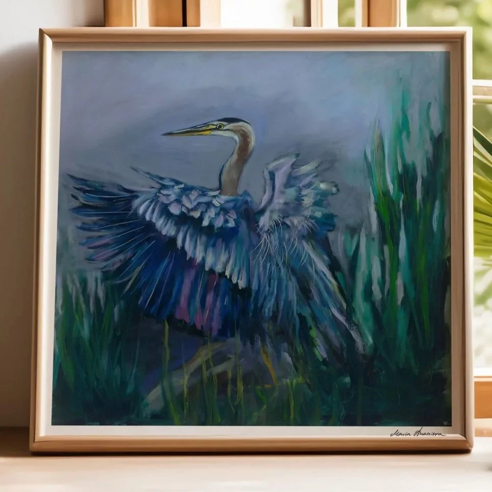 Great Blue Heron Fine Art Print