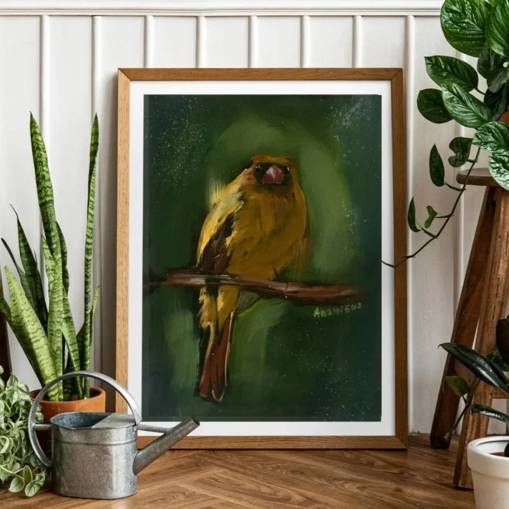Female Cardinal Fine Art Print