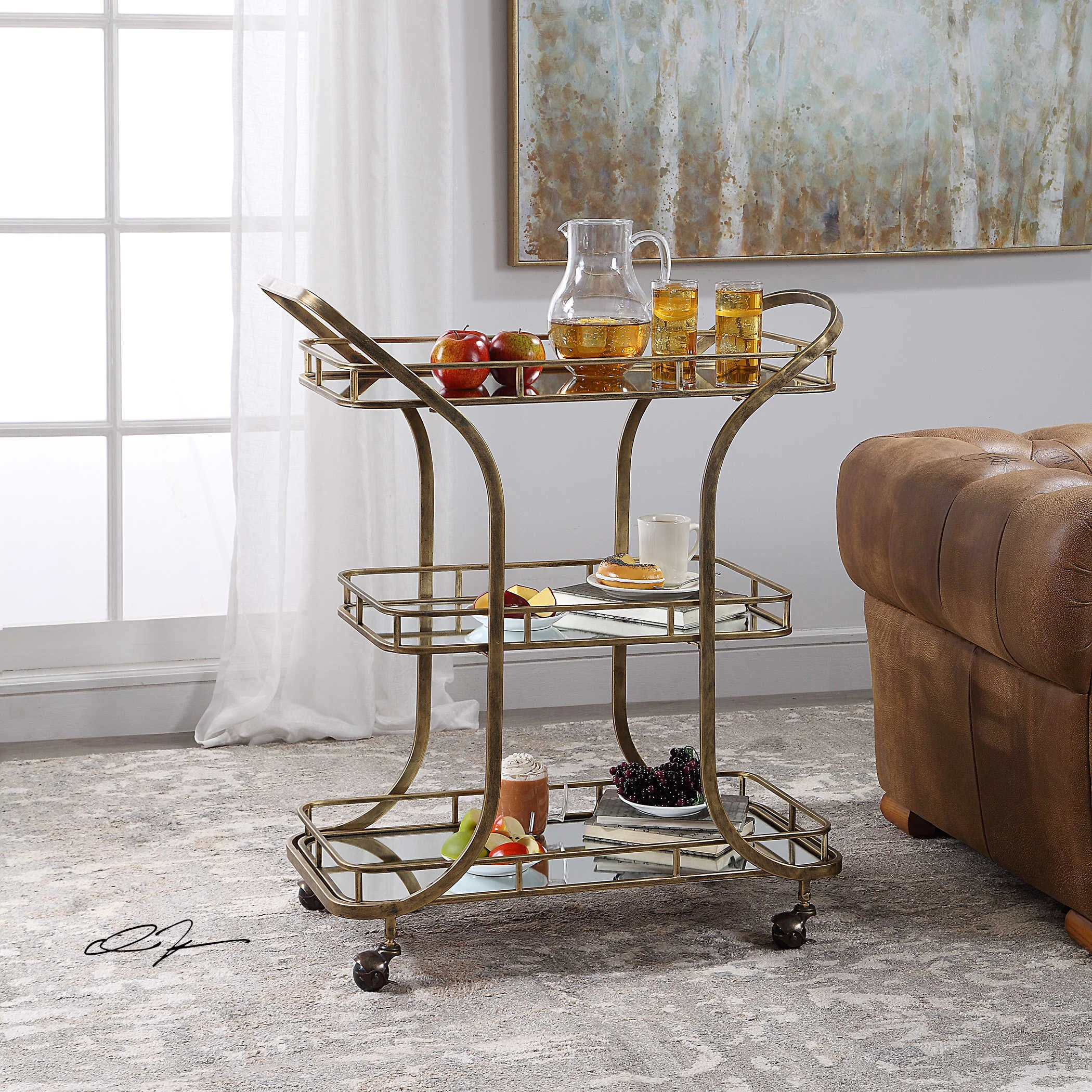 Furniture Uttermost Stassi Serving Cart.jpg