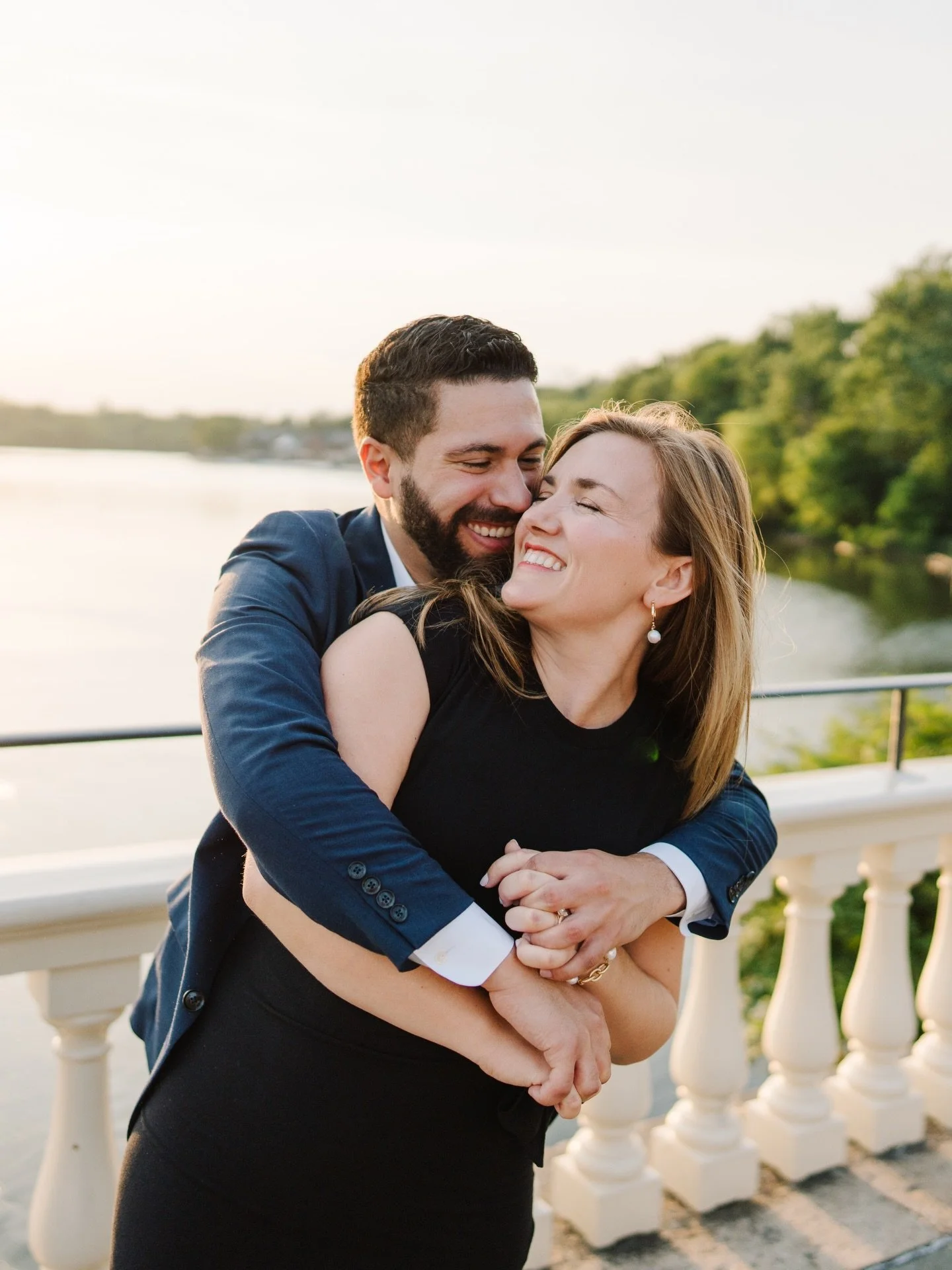 We told ourselves we&rsquo;d post these before the wedding. The wedding is tomorrow. We are people of our word. Last chance to see Erin + Alex as fianc&eacute;s🤍 @erin.o.houston