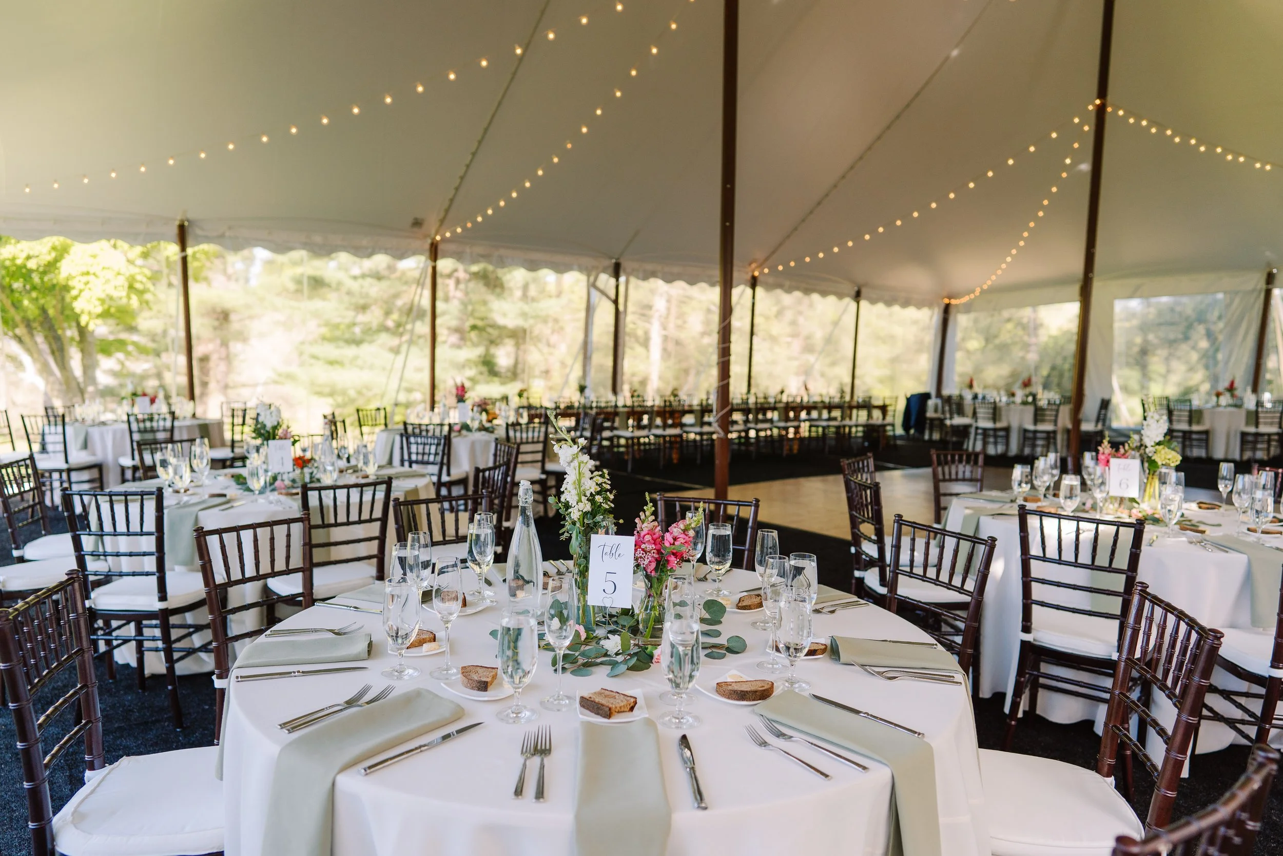 Reception space at The Willows at Villanova.