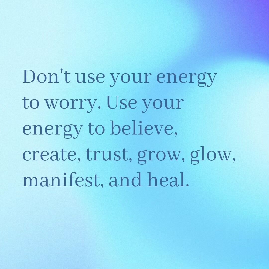 Use your energy wisely. Don't give into the stress, the negative situations, and toxic relationships. Put your energy to good use and become the best version of yourself. 

#healyourbody #healyourmind #energy #energyfocus #wisdomwednesday