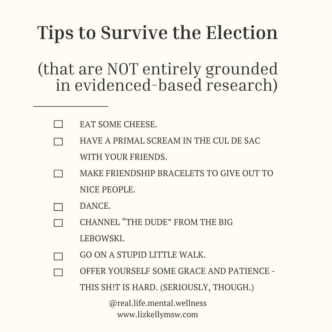 Not gonna lie. I'm having to get creative with coping skills. 

Today is the day to make your voice heard. Vote!!

#vote #november5th #november5