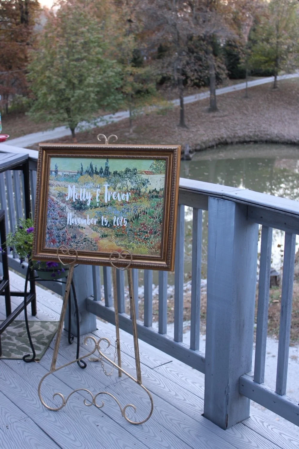 Vintage Art Welcome Sign