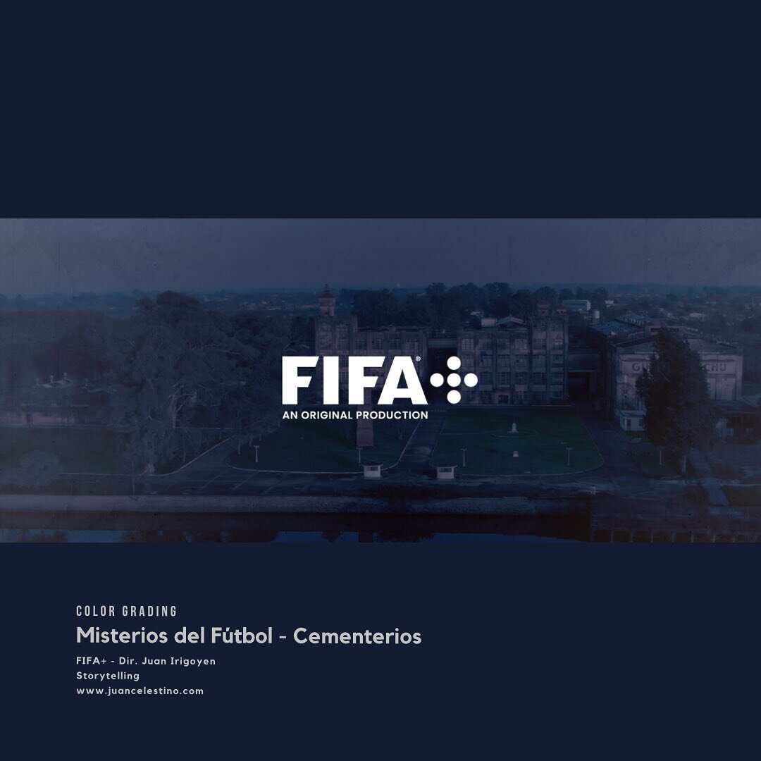 I had so much fun with this project!! 
Mysteries of Football available in @fifa +
#colorgrading 
Thanks:
Director @chirolairigoyen 
Editor @danielatbenedetti