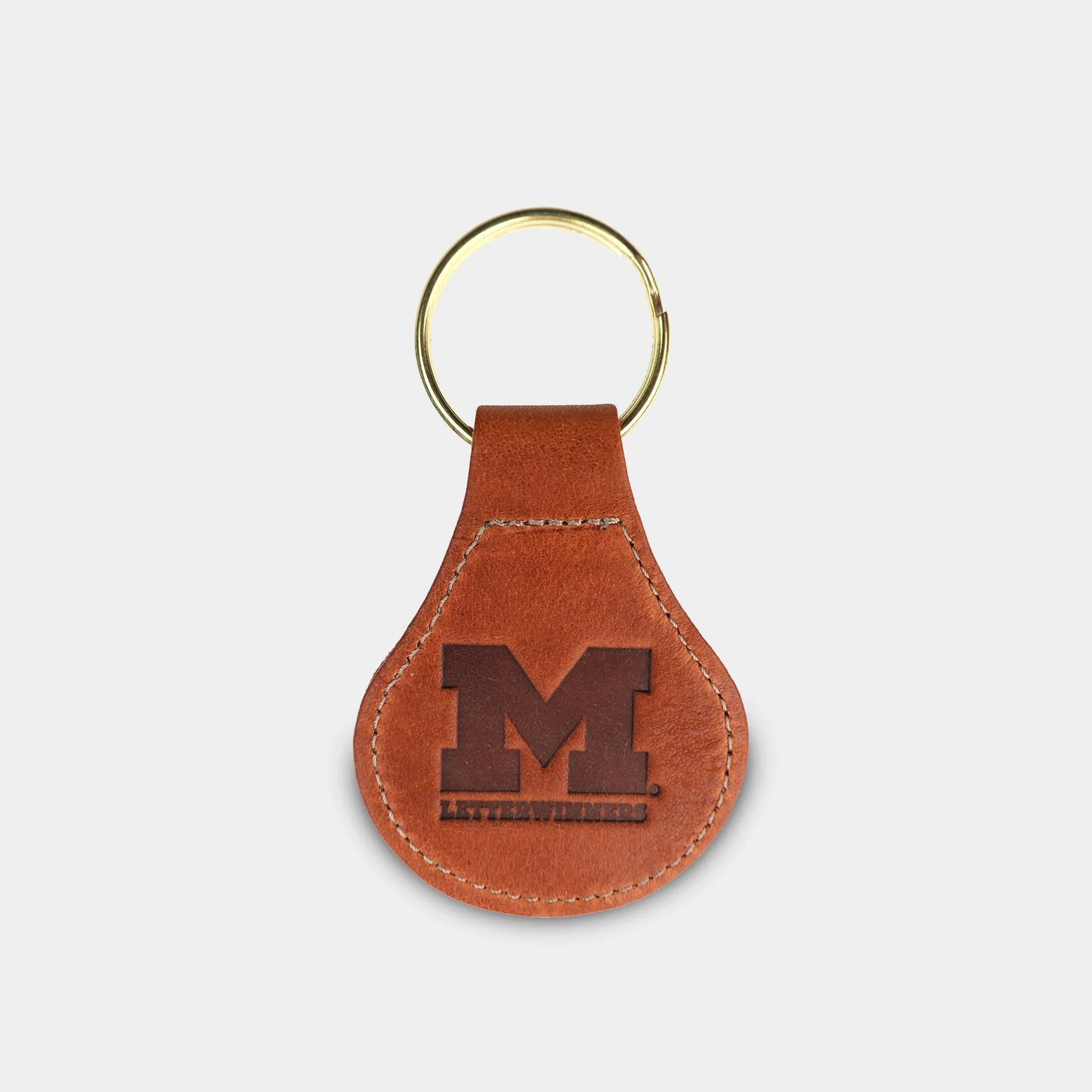 HG25_MichiganLetterwinners_LtBrown_Brass_KeyFob.jpg