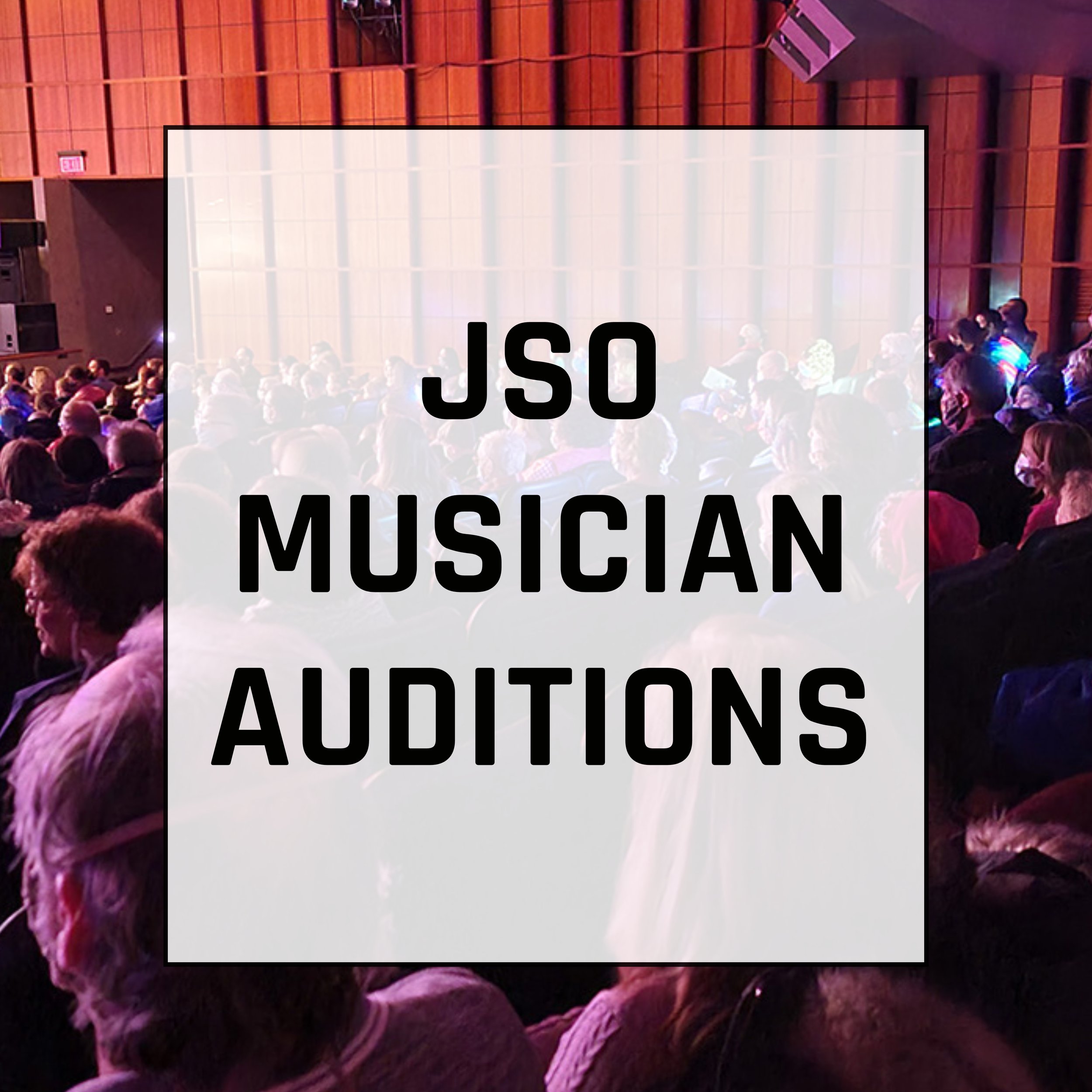 JSO Musician Auditions 