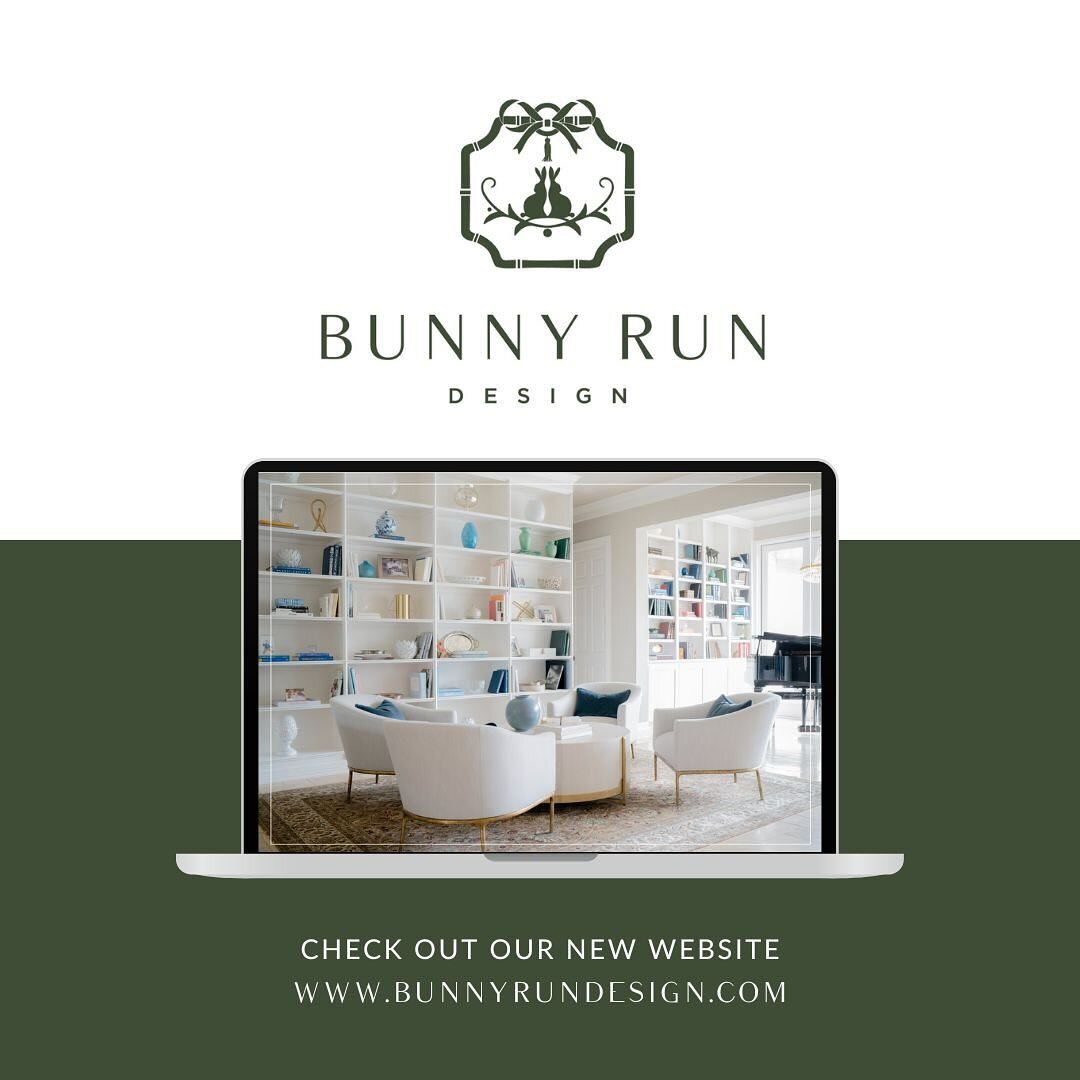 We&rsquo;re live! Thrilled to share the new Bunny Run Design website with you!! Visit via the link in bio!