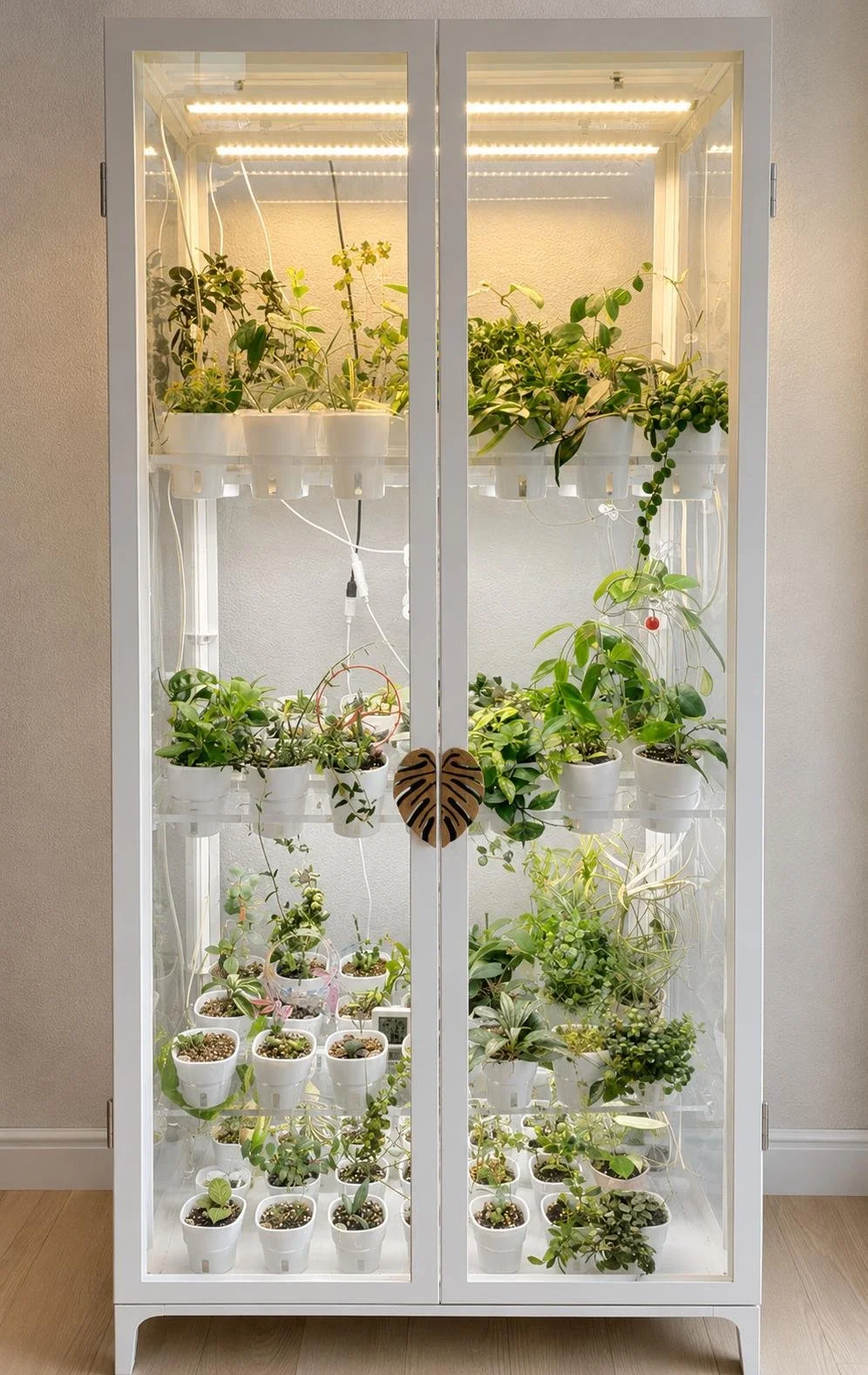 Acrylic Shelves for IKEA MILSOBO Greenhouse Cabinet