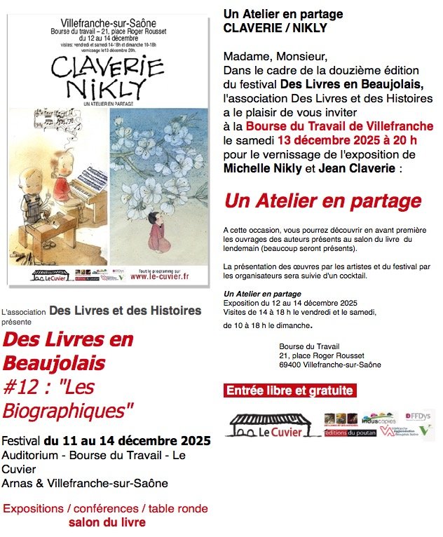 Roger Rousset des livres en Beaujolais — Jean Claverie | Official Website | Site Officiel