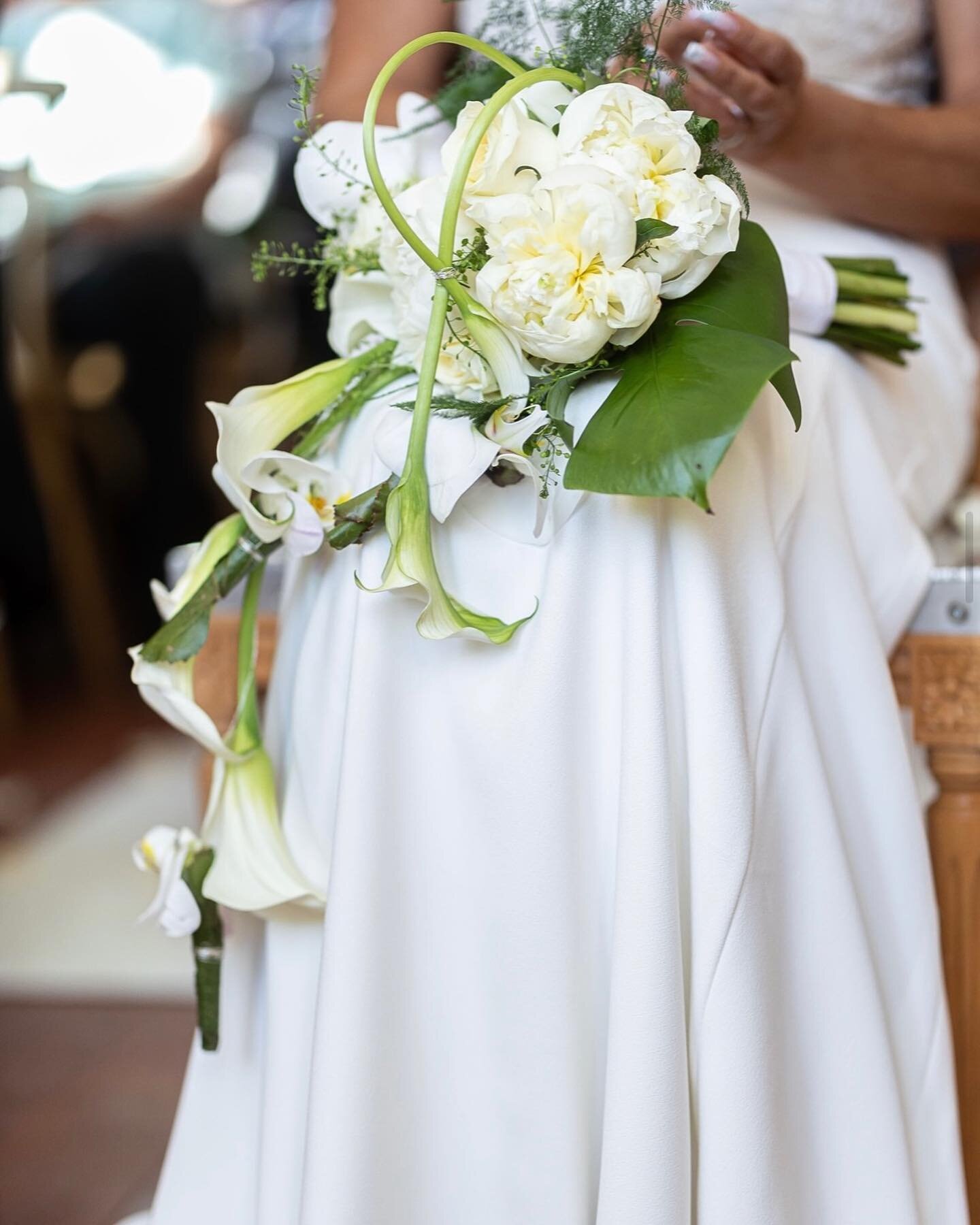 Bouquet de la mari&eacute;e tombant 💐

Mariage de La&euml;titia et Pascal 💍

#weddingdress #bouquet #bouquettombant #mariagevarois #eventplanner #fleuristemariage