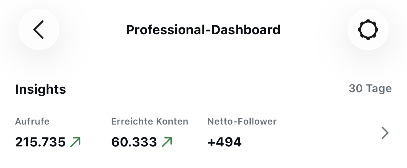 Insights Instagram Kanal