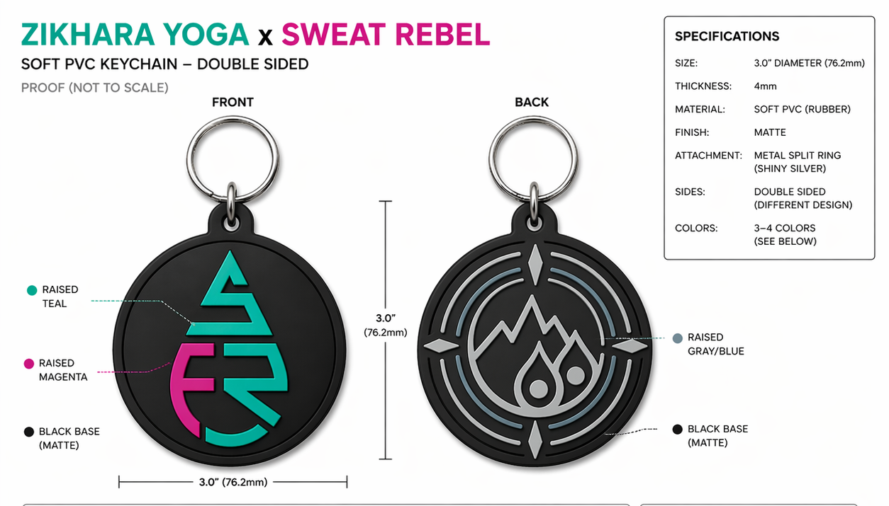 Dual Logo Bag Tag