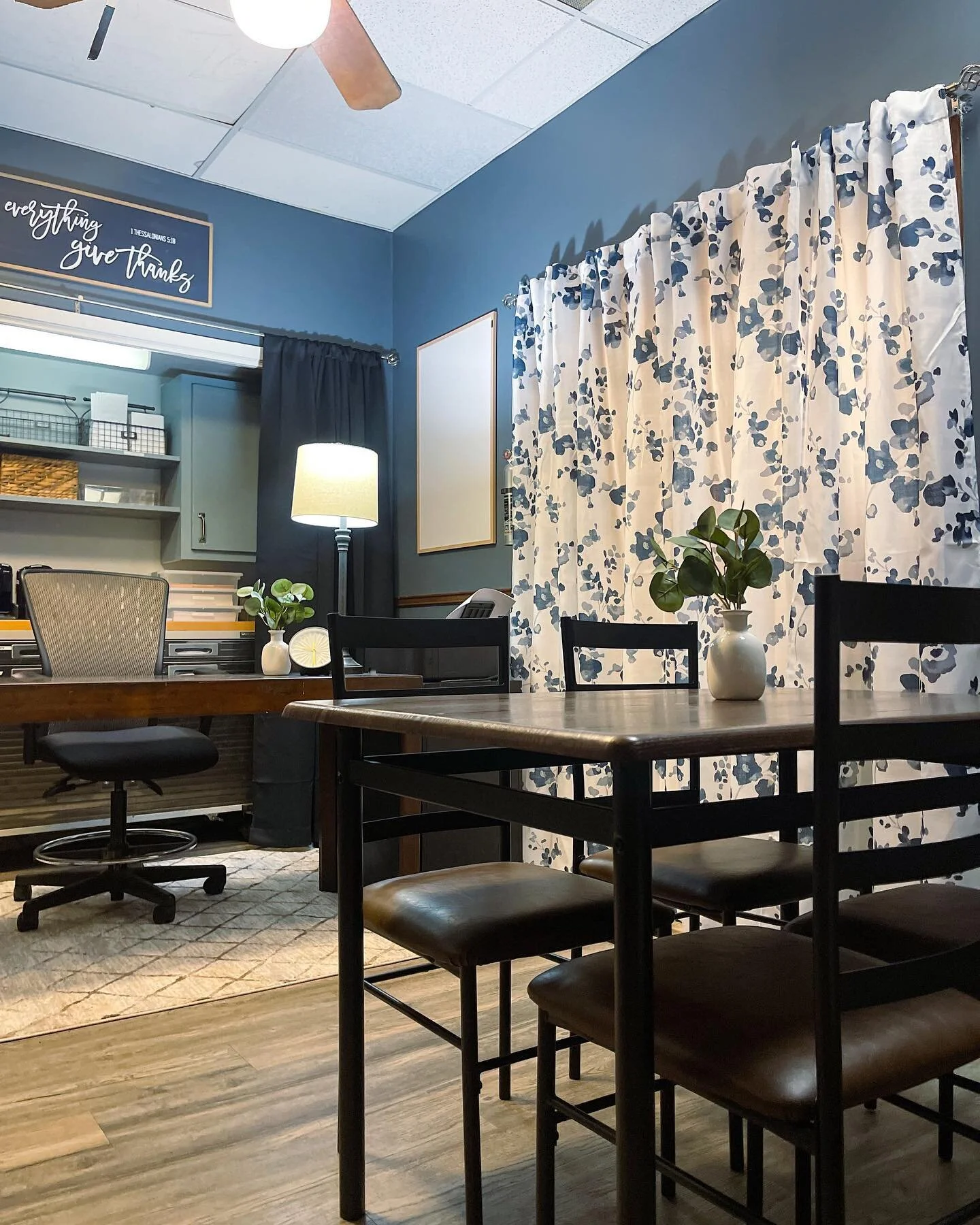 Office remodel and organization! 
&bull;
&bull;
#organization #office #officedesign #fyp #817 #eightseventeen #design #cafe #makeover #roomdecor #organized