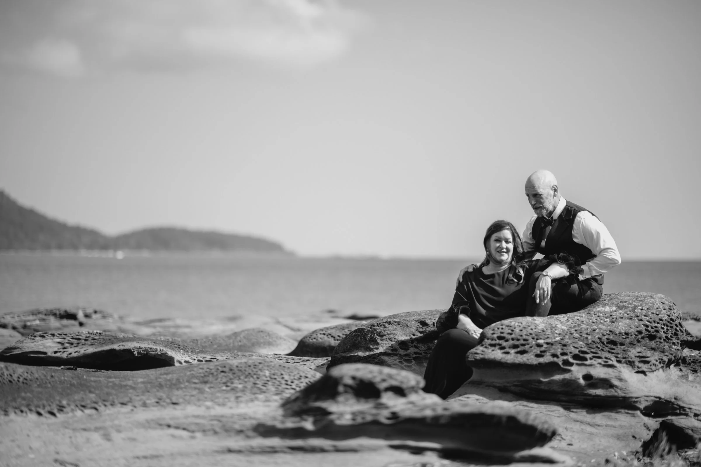 Tania + Ken: A family affair on Denman Island.