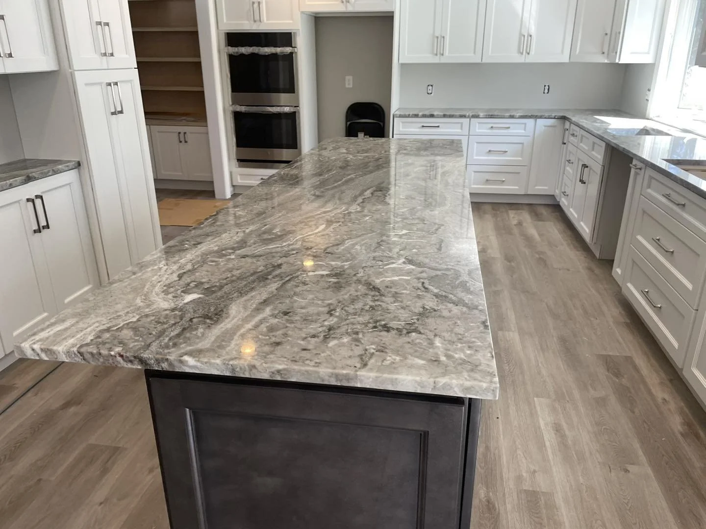 Transitional Kitchen Remodel by MX Granite & Quartz Inc. project photo