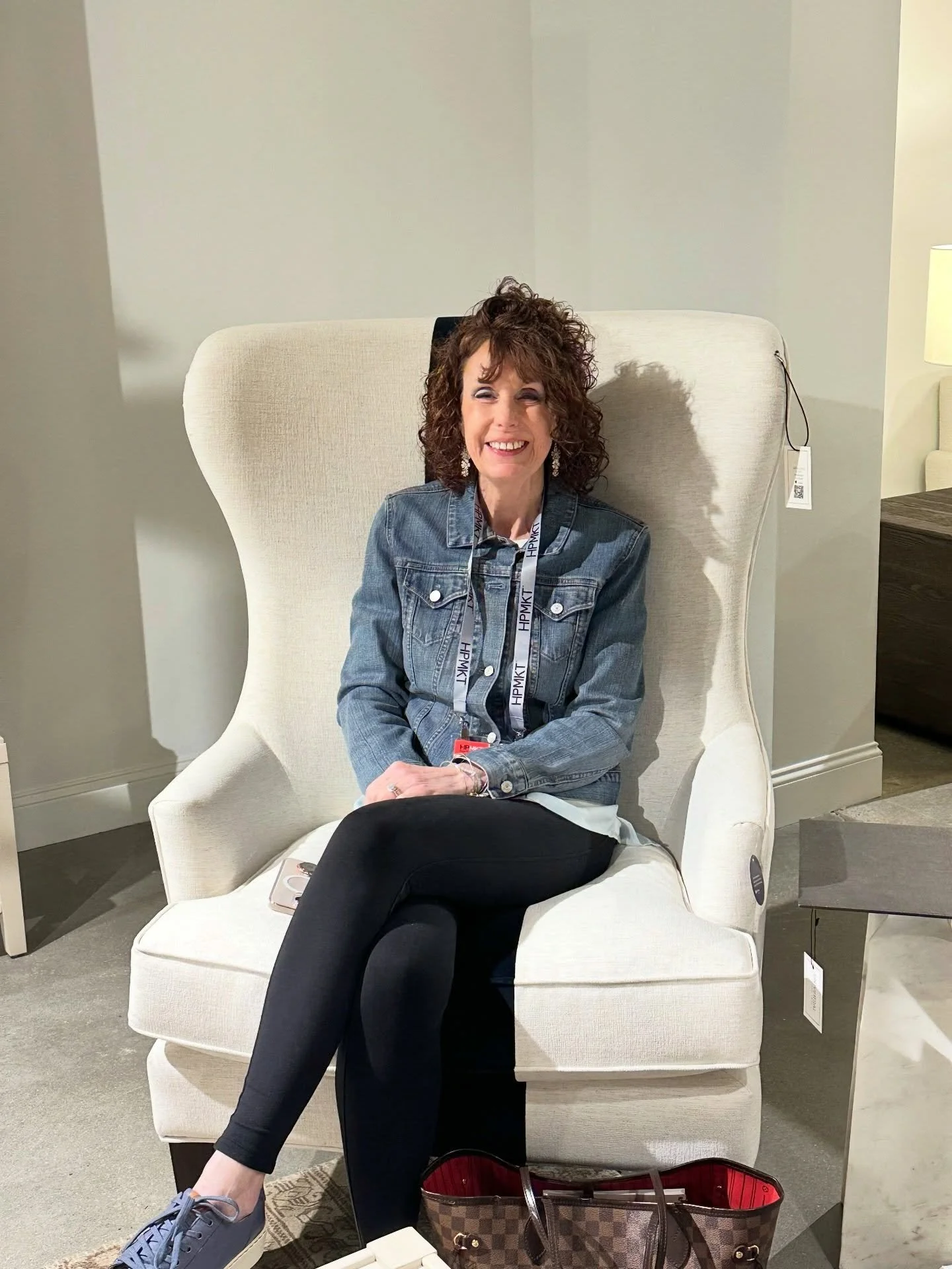 ✨There is nothing quite like being surrounded by beautiful design to spark that creative energy! ✨

High Point Market always has me feeling re-energized, inspired &amp; so excited for what&rsquo;s ahead.

White furniture is definitely still having a 