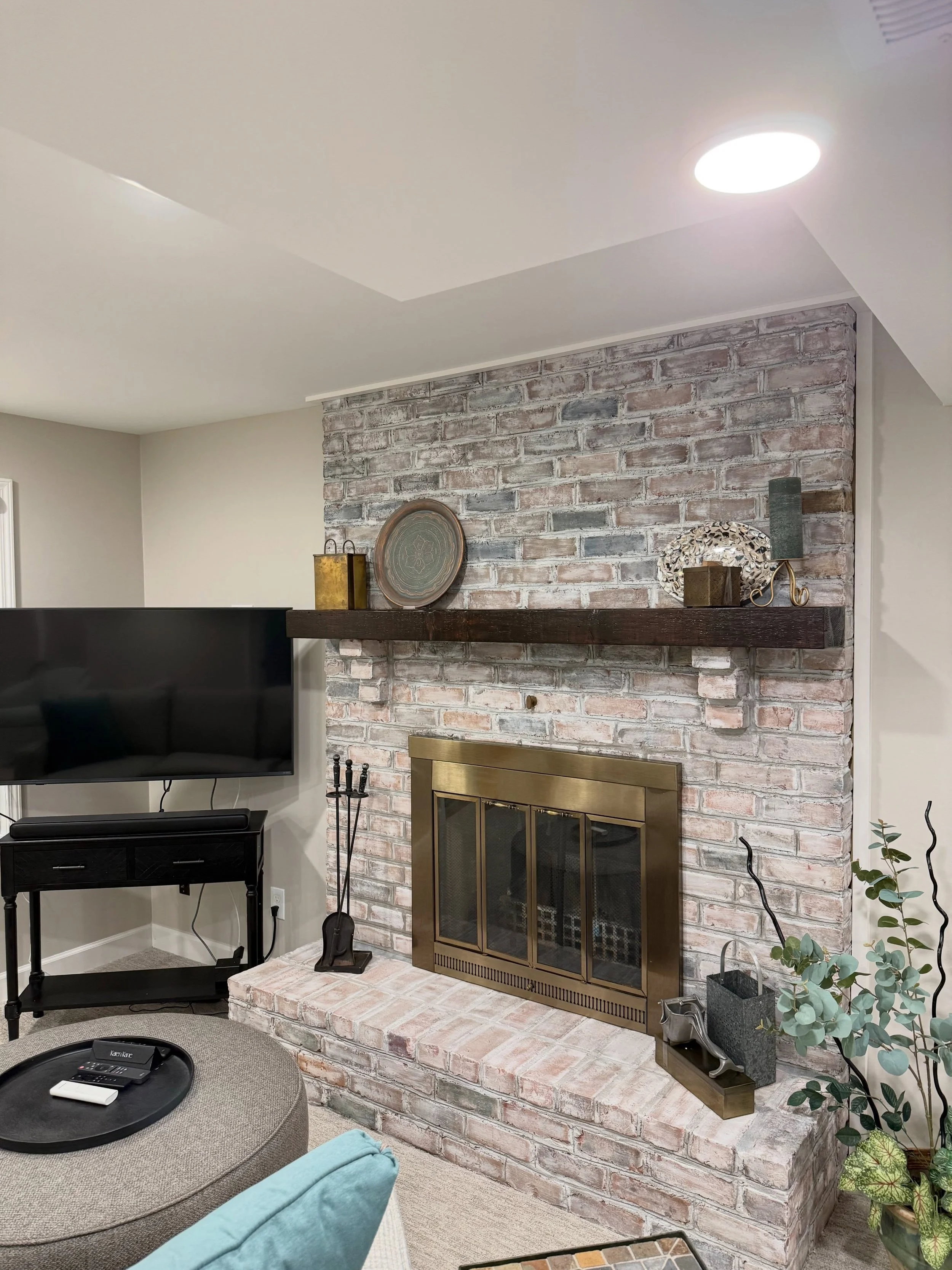✨From dark &amp; unused to bright, inviting &amp; full of life!

A well designed space has the power to completely shift the way a home feels and this basement transformation is the perfect example of that.

What was once a dark &amp; disconnected lo