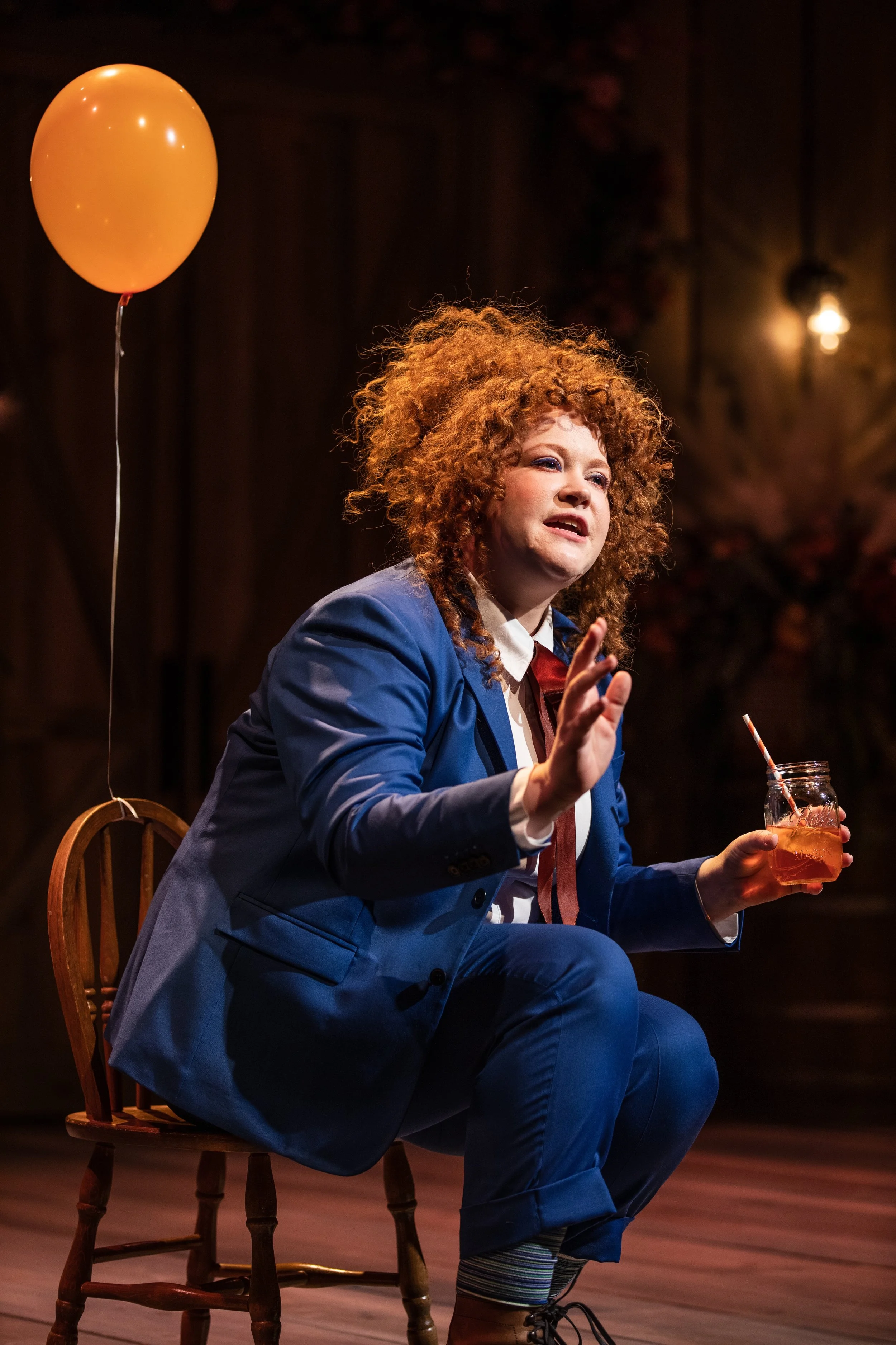 LCT3AtTheWedding #8 - Mary Wiseman is Carlo is LCT3's AT THE WEDDING. A new play by Bryna Turner directed by Jenna Worsham. Credit to Marc J. Franklin.jpeg