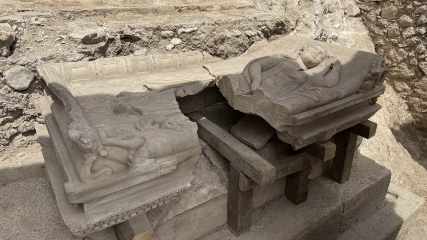 Monumental Tomb Found in Ancient Olympos May Belong to Elite Roman Woman!