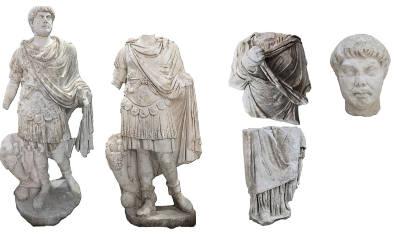 Monumental Statues of Hadrian and Sabina Discovered at Kibyra!