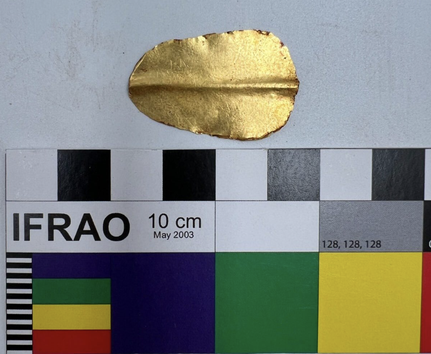 Golden tongue found with mummy in Oxyrhynchus