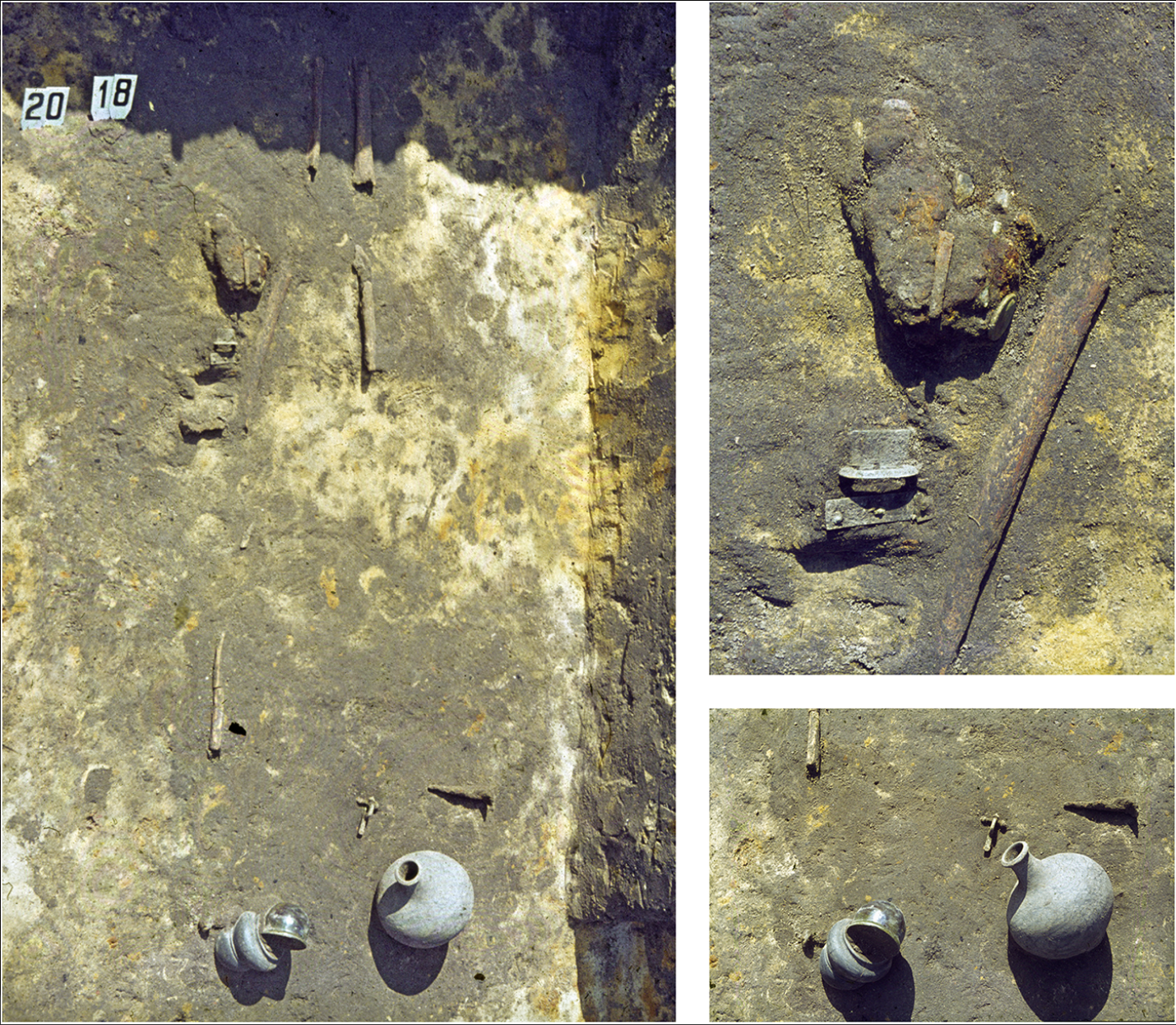 Roman purse found in a grave in Belgium