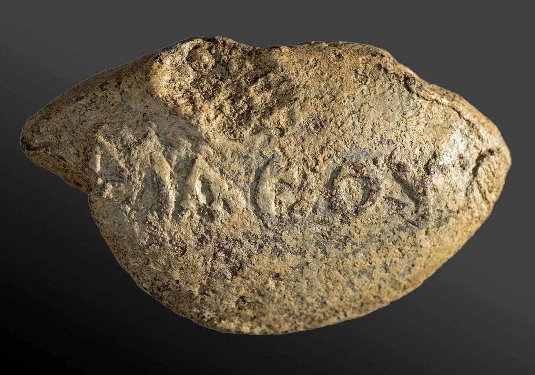 Greek sling bullet found at Hippos