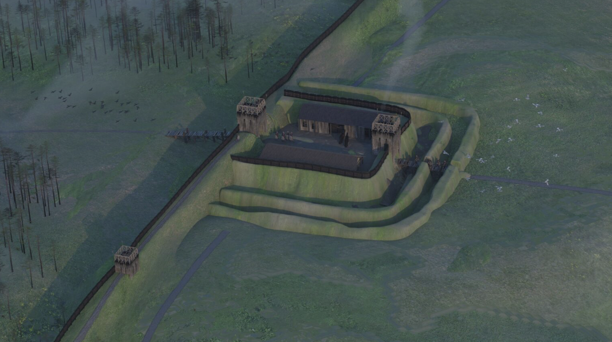 Roman fortlet Antonine Wall