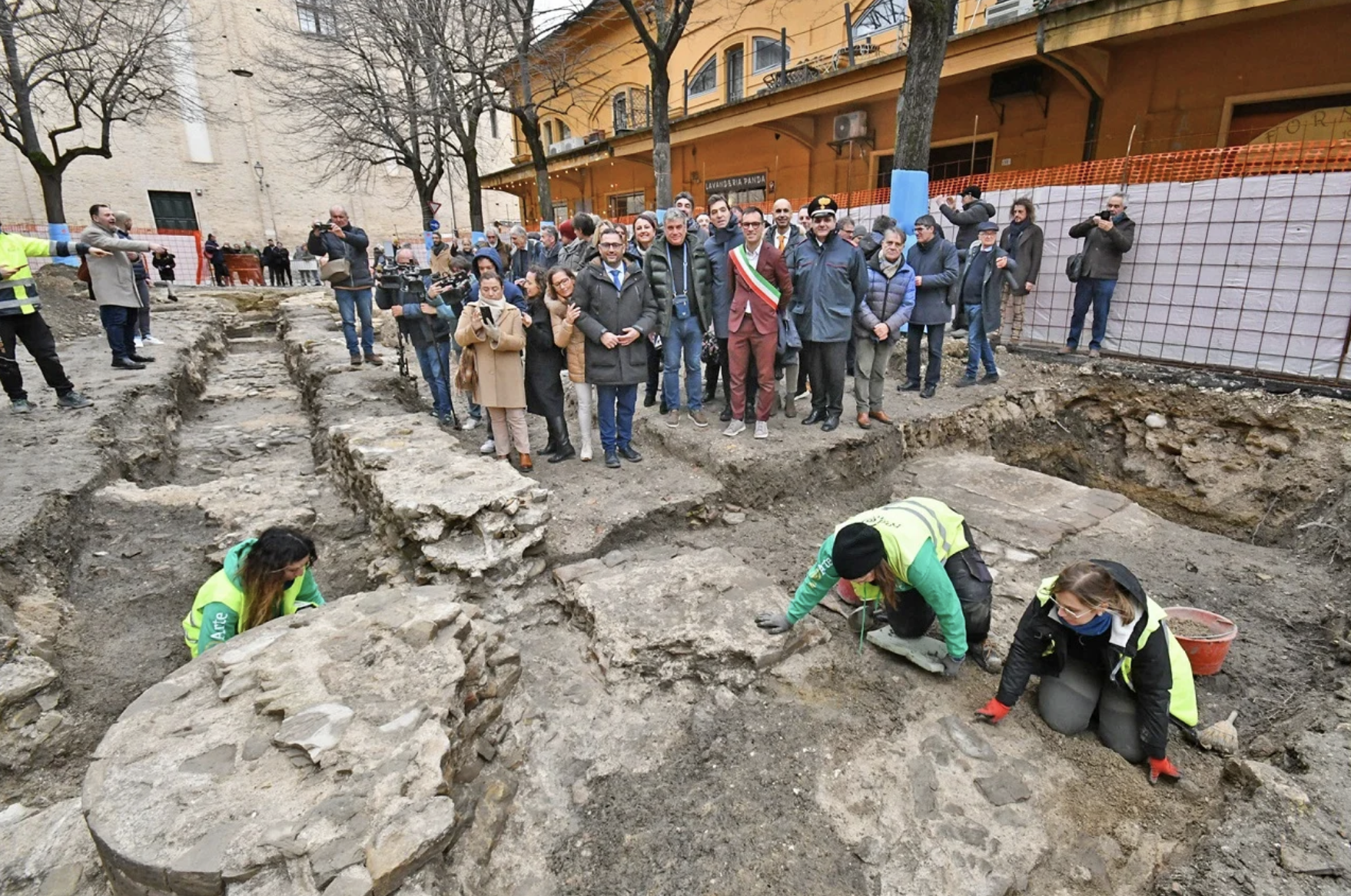 Roman basilica designed by Vitruvius discovered in Fano