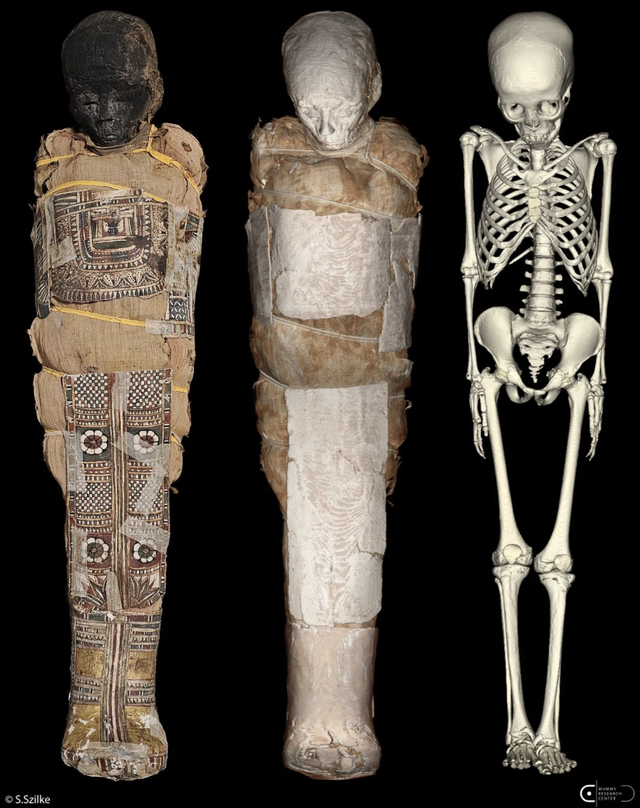 Egyptian Child mummy studied in Wroclaw, Poland