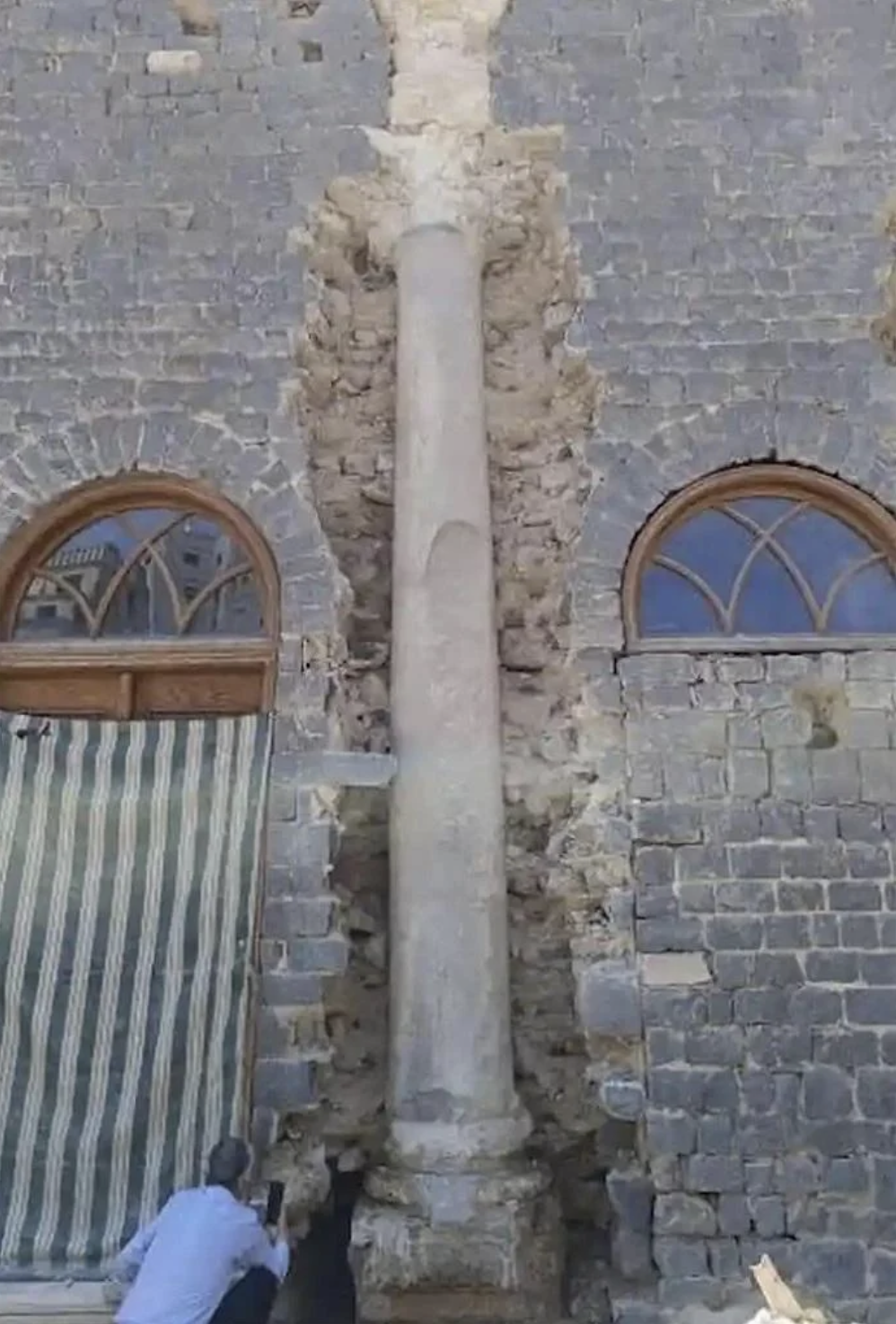 Greek inscription found in Homs mosque