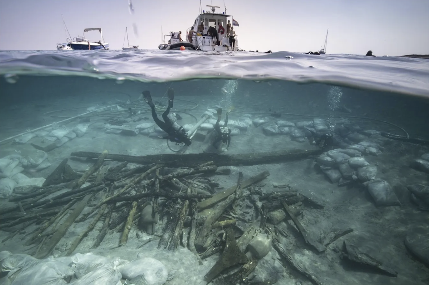 Roman shipwreck found beneath the Adriatic Sea