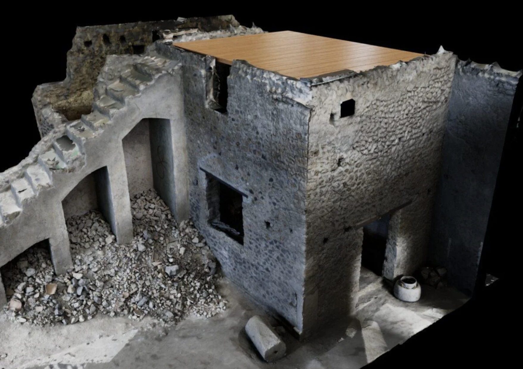 Digital reconstruction of Pompeii